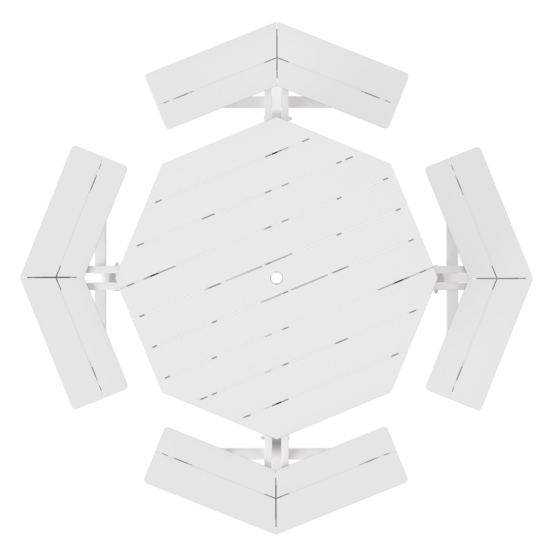 Vista 48" Octagon Picnic Table Seahawk Designs Picnic Tables