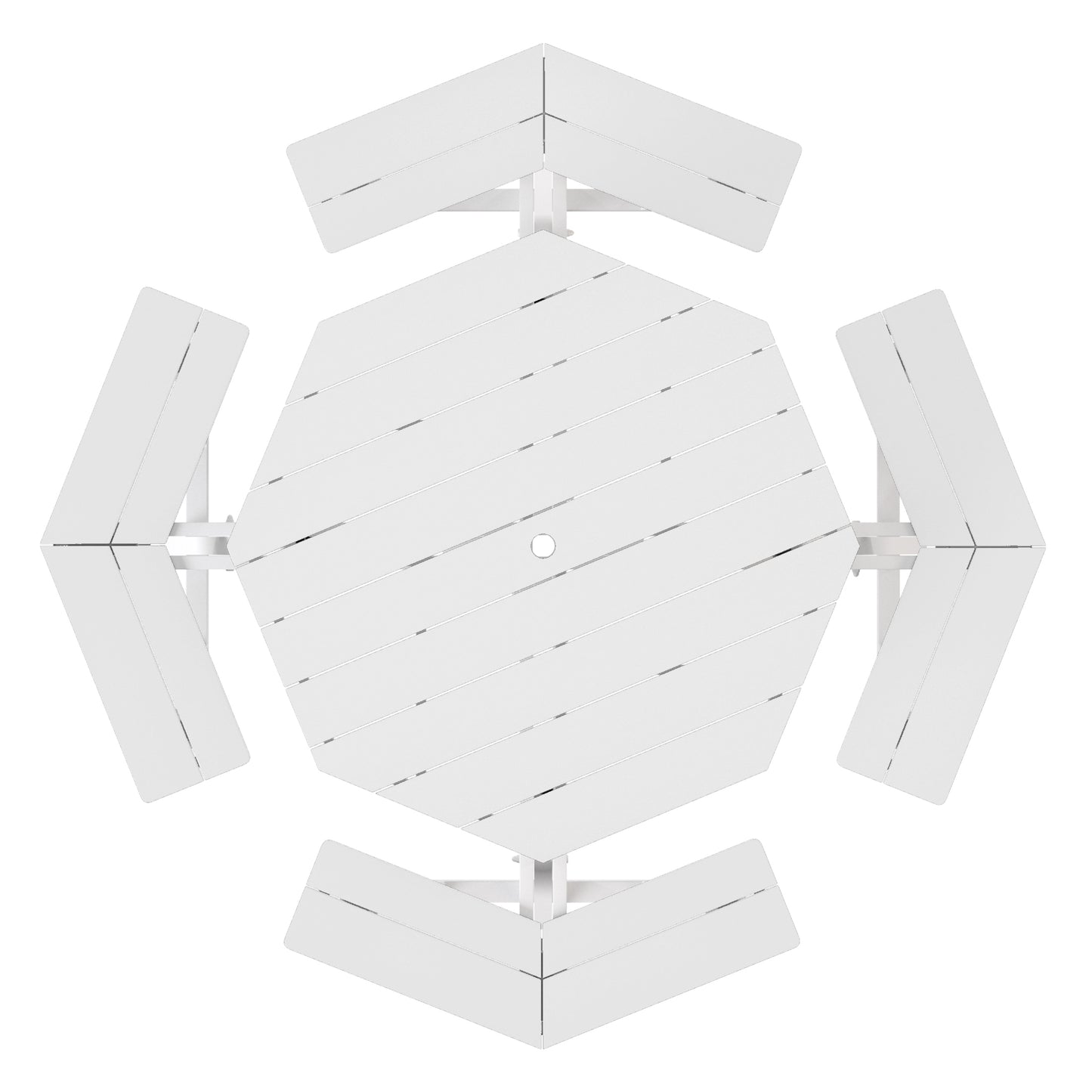 Vista 48" Octagon Picnic Table Seahawk Designs Picnic Tables