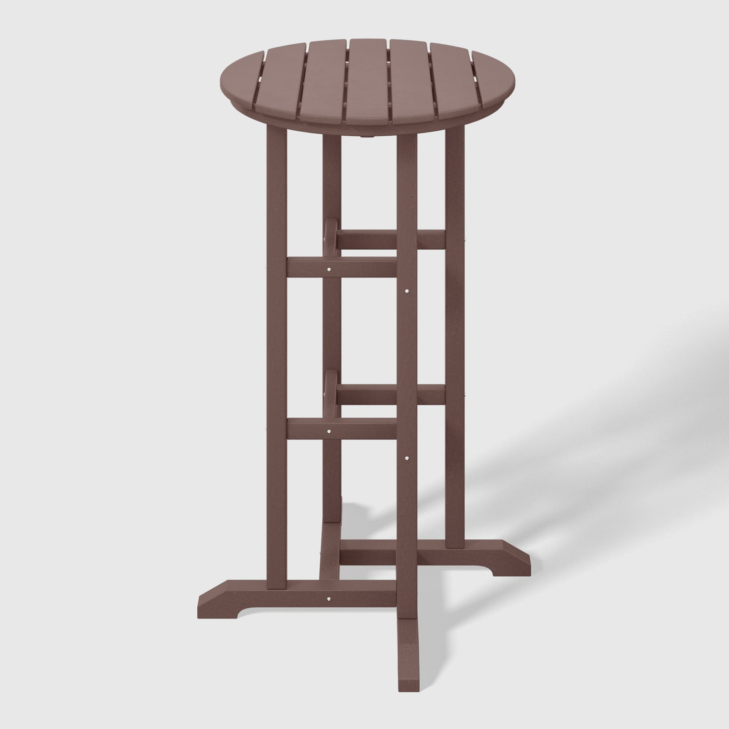 Stockholm All-Weather Outdoor Round Bar Bistro Table (42" Height) Seahawk Designs Patio Bar Tables