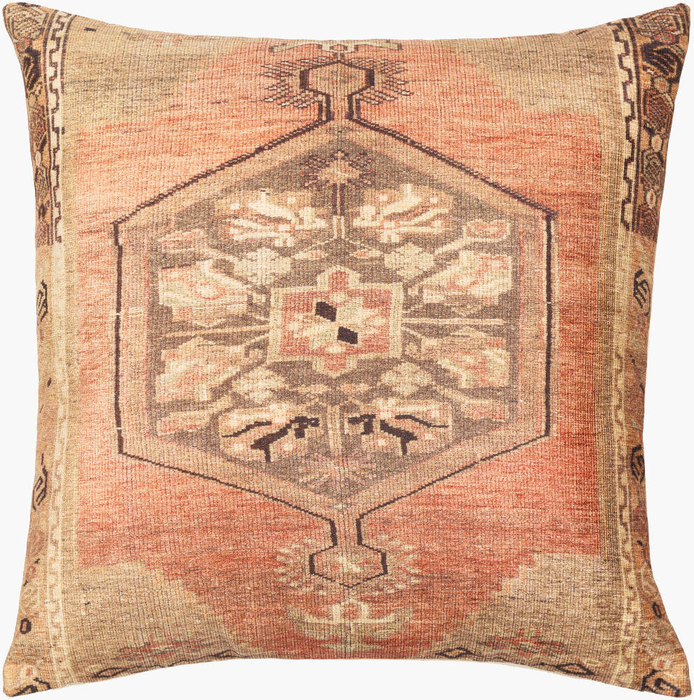 Javed Accent Pillow — Beige/Black