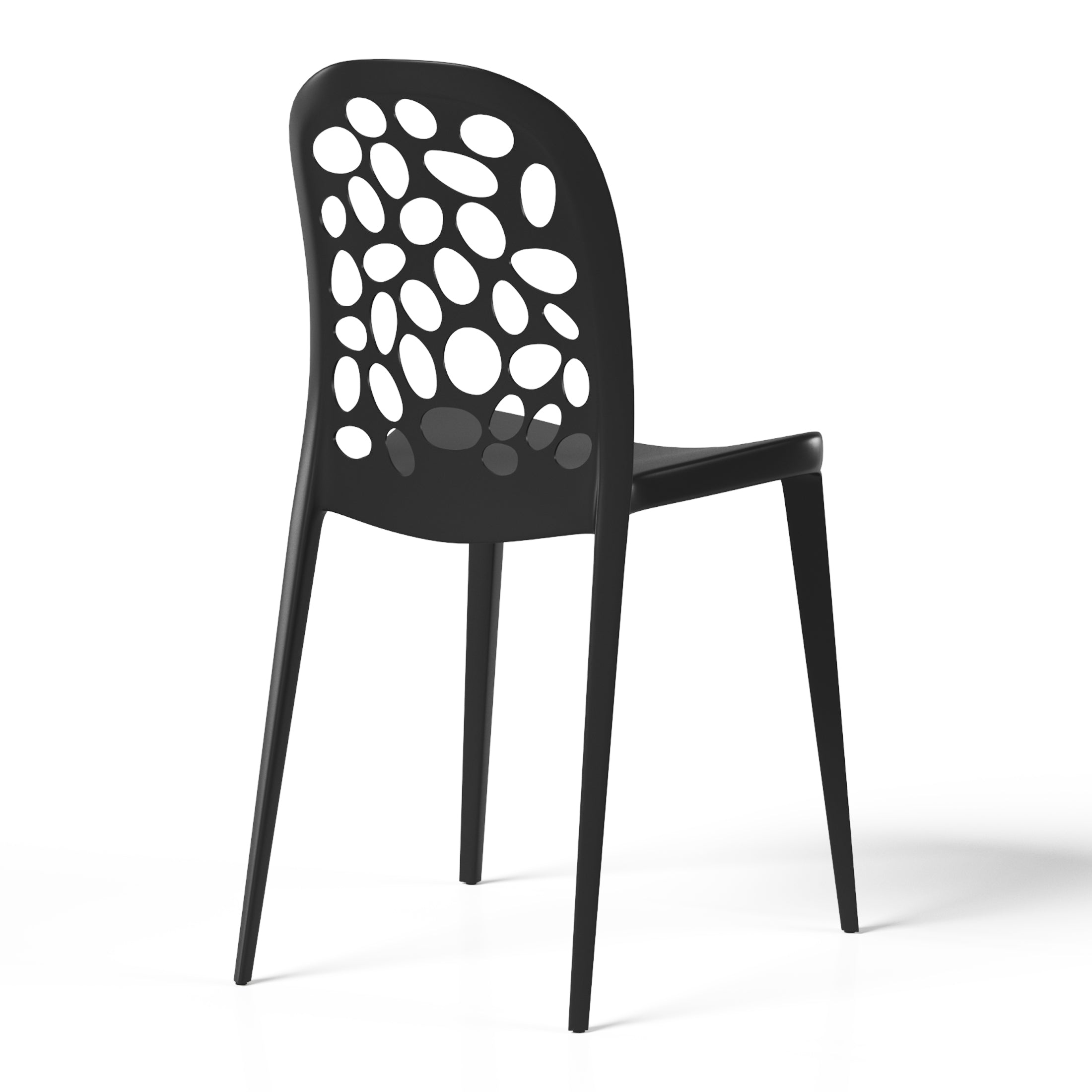 Polyform Stacking Dining Side Chair (Set of 2) Seahawk Designs Patio Dining Chairs