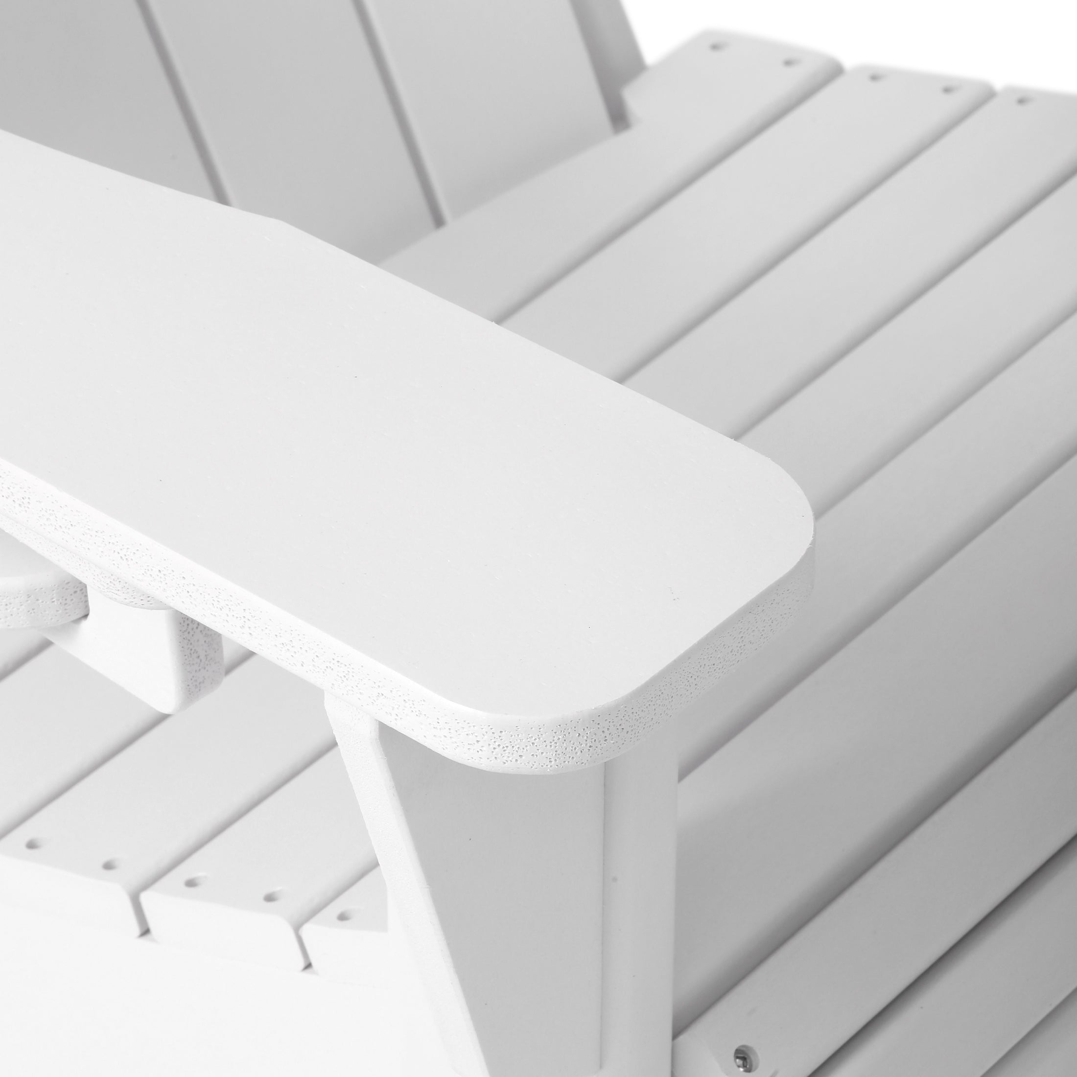 Tahoe All-Weather Outdoor Poly Adirondack Chair with Retractable Cup Holder Seahawk Designs Adirondack Chairs