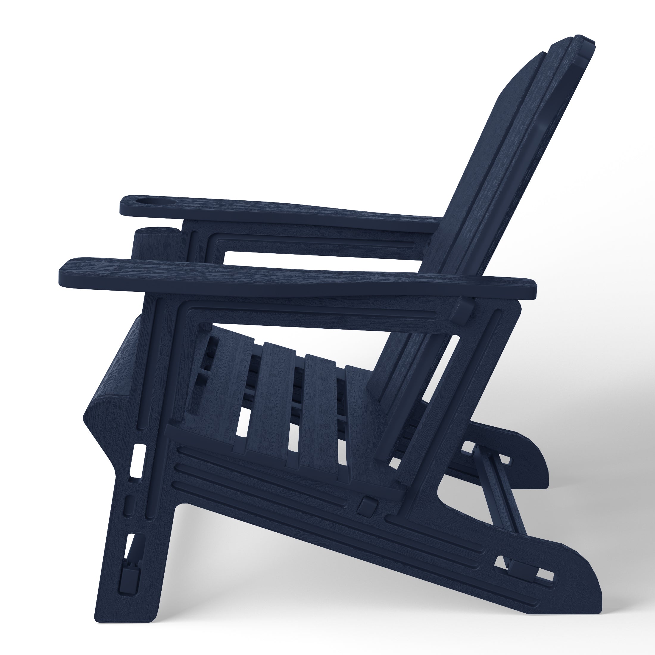 Snap'n Lock Adirondack Chair with Cupholder (No Tools or Hardware) Seahawk Designs Adirondack Chairs