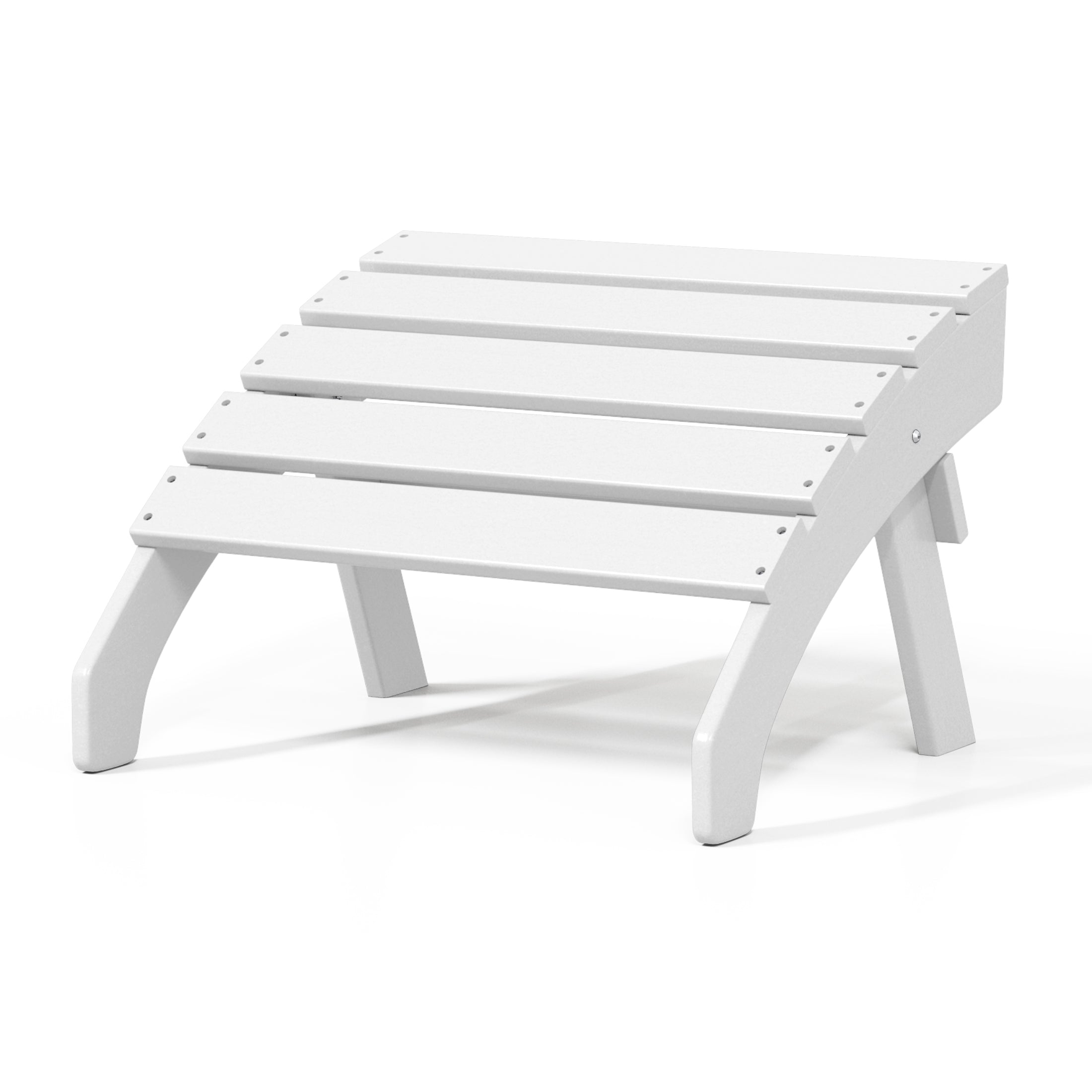 Westport All-Weather Outdoor Adirondack Folding Foot Rest/Ottoman Seahawk Designs Patio Ottomans