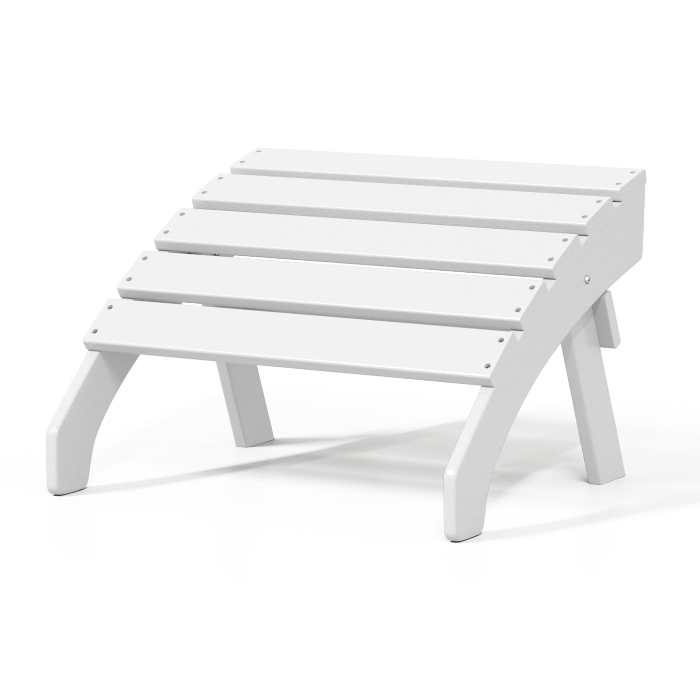 Westport All-Weather Outdoor Adirondack Folding Foot Rest/Ottoman Seahawk Designs Patio Ottomans