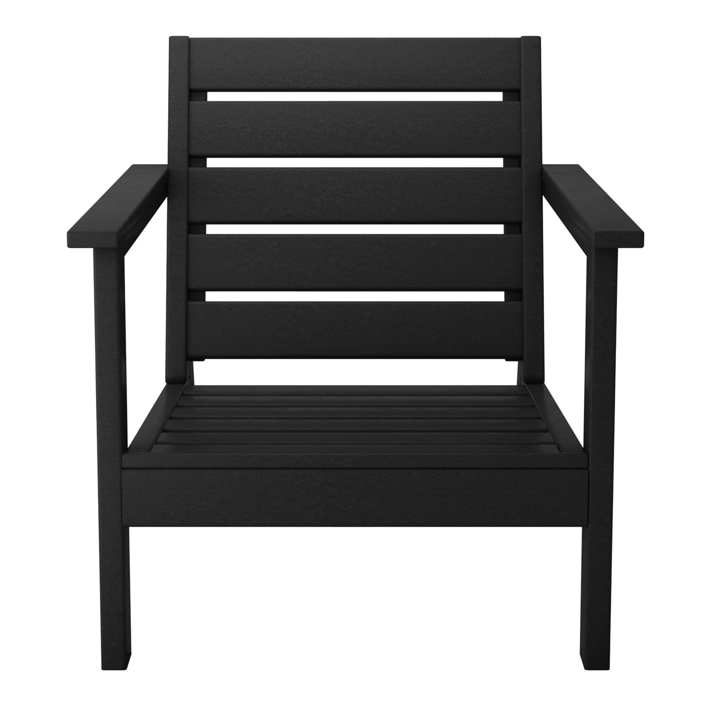 Scottsdale All-Weather Outdoor Modular Deep Seating Arm Chair (with Optional Cushions) Black Seahawk Designs Patio Chairs