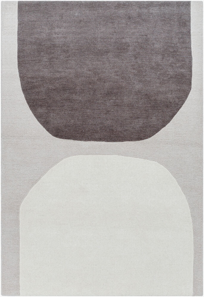 Rossi Handmade Rug — Charcoal/Light Gray