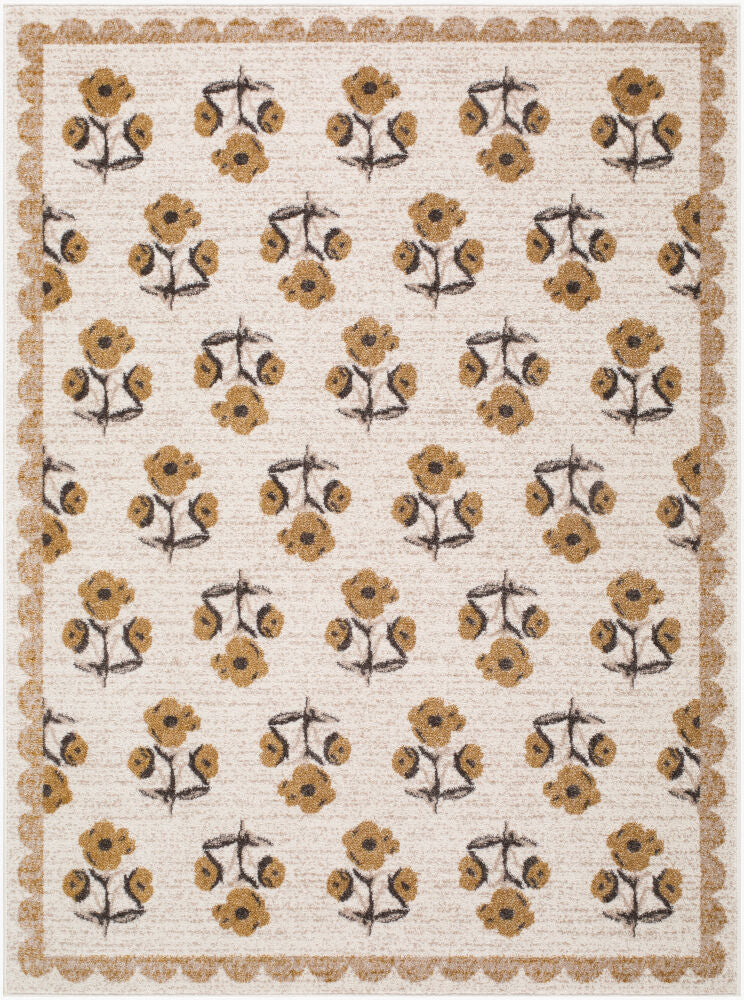 Louise Machine Woven Rug — Black/Burgandy