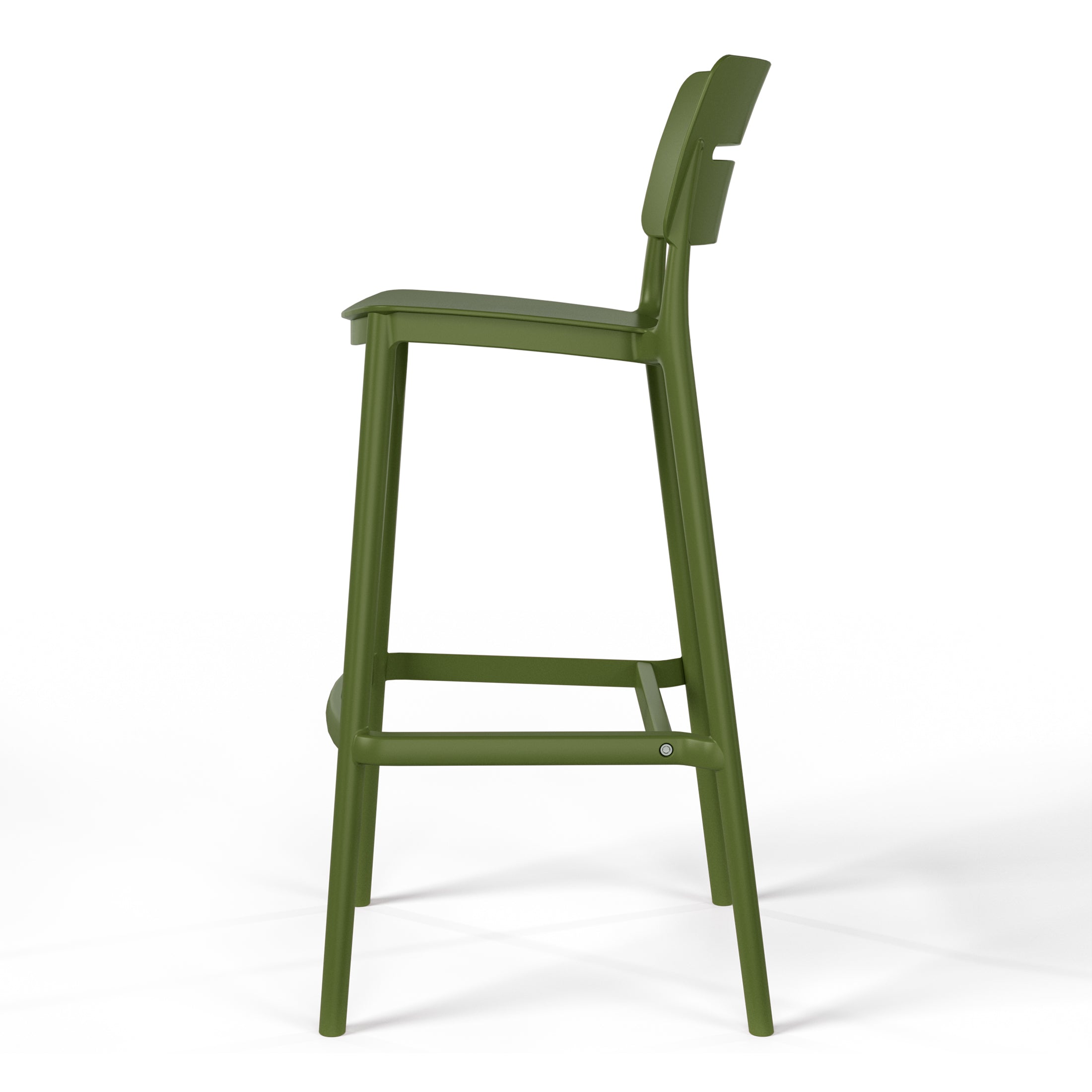 Polyform 29.5" Bar Stool (Set of 2) Seahawk Designs Patio Bar & Counter Stools