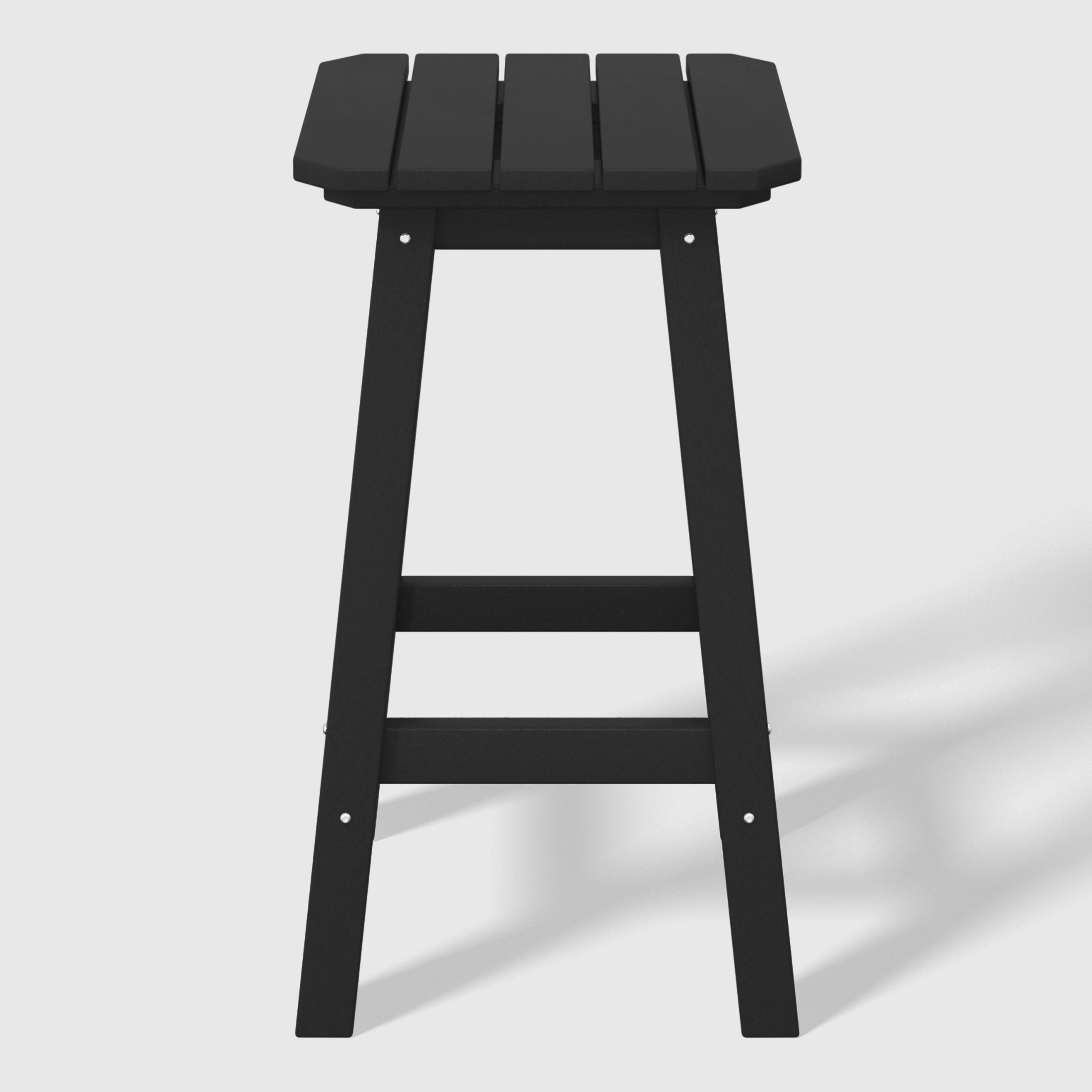 Stockholm All-Weather Outdoor Square Counter Stool (24" Seat Height) Seahawk Designs Patio Bar & Counter Stools