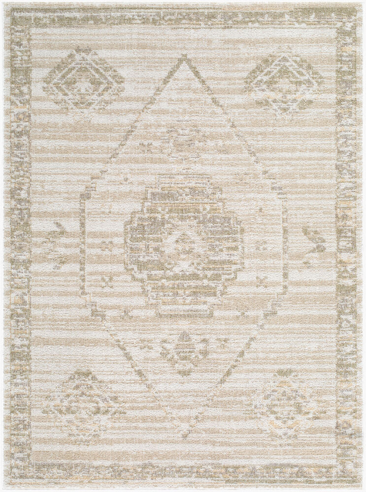 Jazz Machine Woven Rug — Ivory/Medium Gray