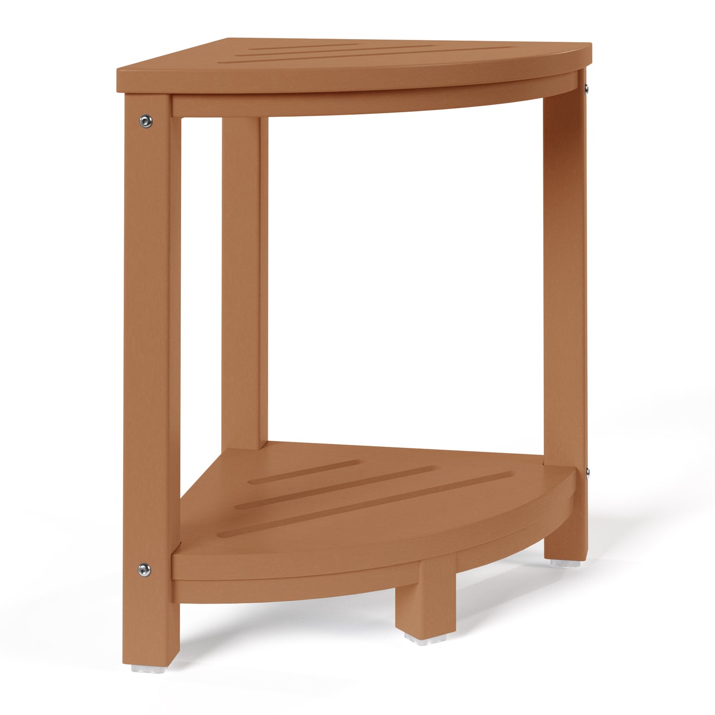Cascade Bathroom Corner Bench/Table Teak Seahawk Designs Shower Benches