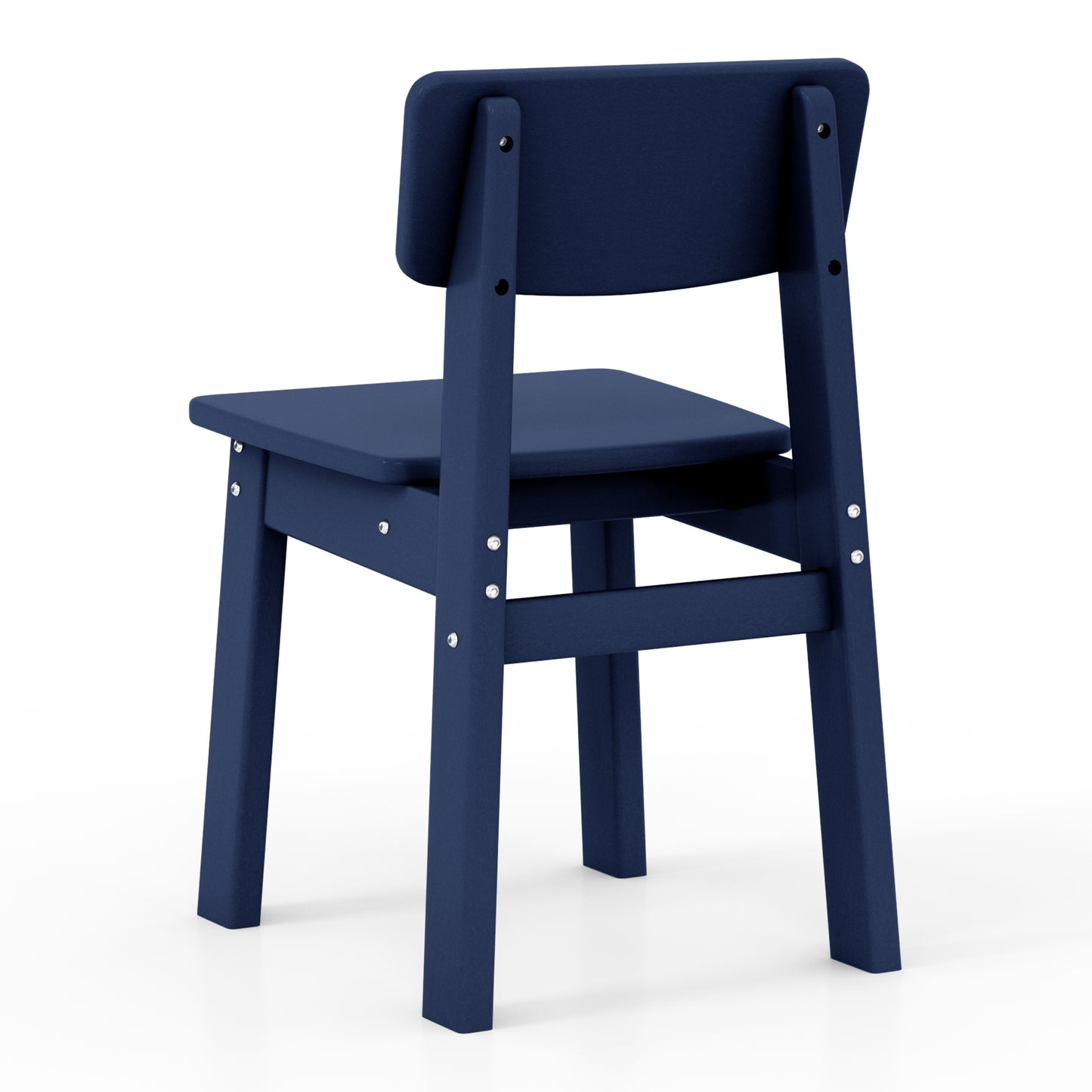 Tiny Terraces Essentials Kids' All-Weather Outdoor Dining Chair (Set of 2) Seahawk Designs Kids Patio Dining Chairs