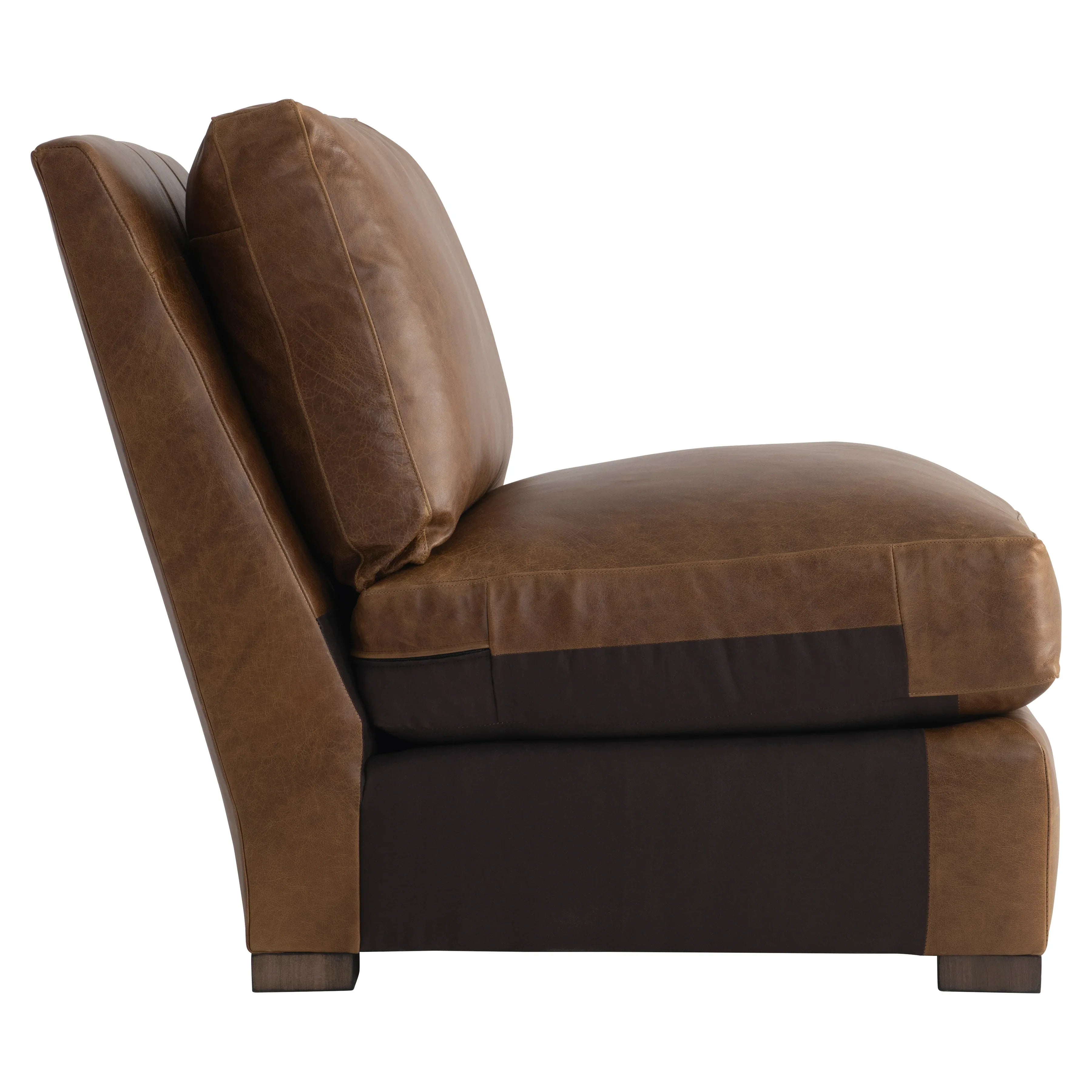 Ventura Leather Armless Chair Bernhardt Living