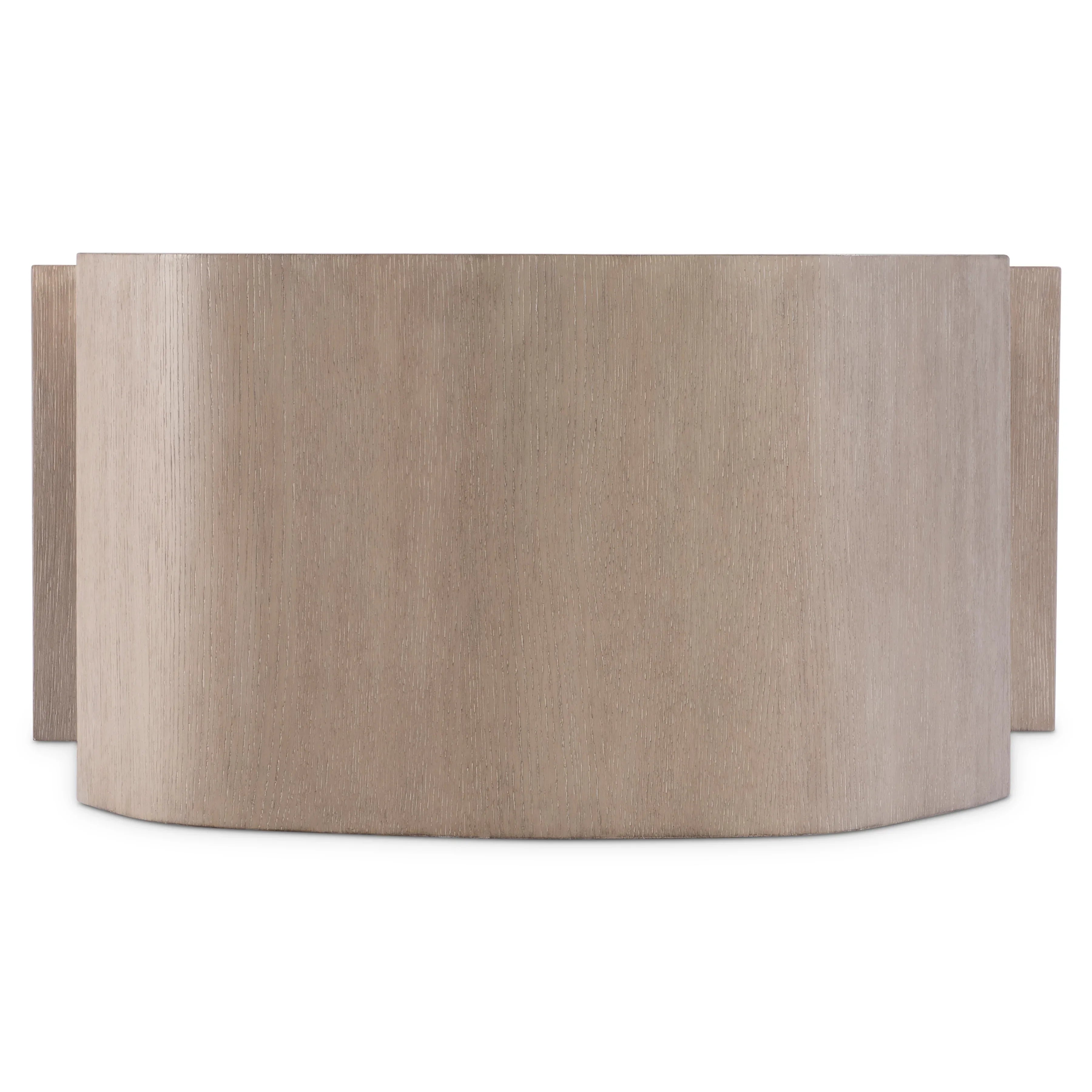 Bernhardt Weston Cocktail Table — Organic Oval in Fossil and Tawny Bernhardt Coffee Table