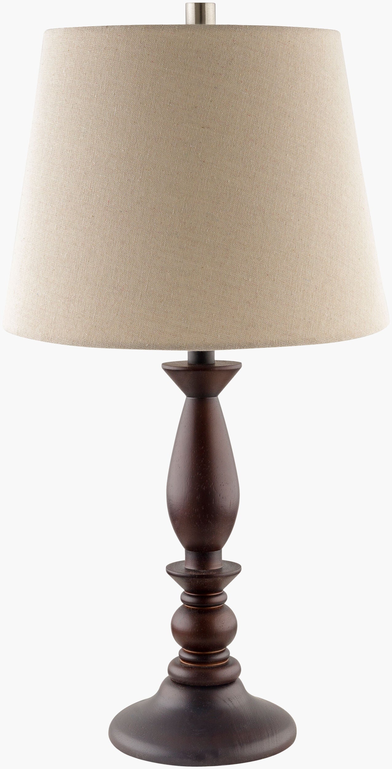 Kauri Accent Table Lamp — Dark Brown
