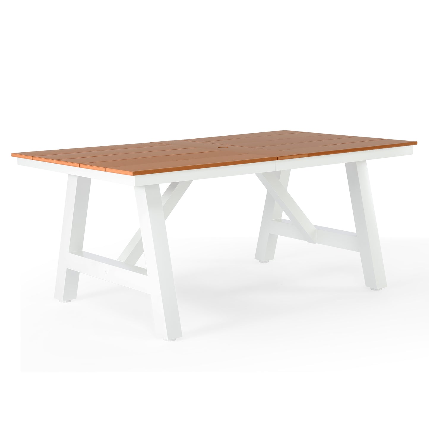 Vista 72" x 39" Rectangular Dining Table Teak Seahawk Designs Patio Dining Tables