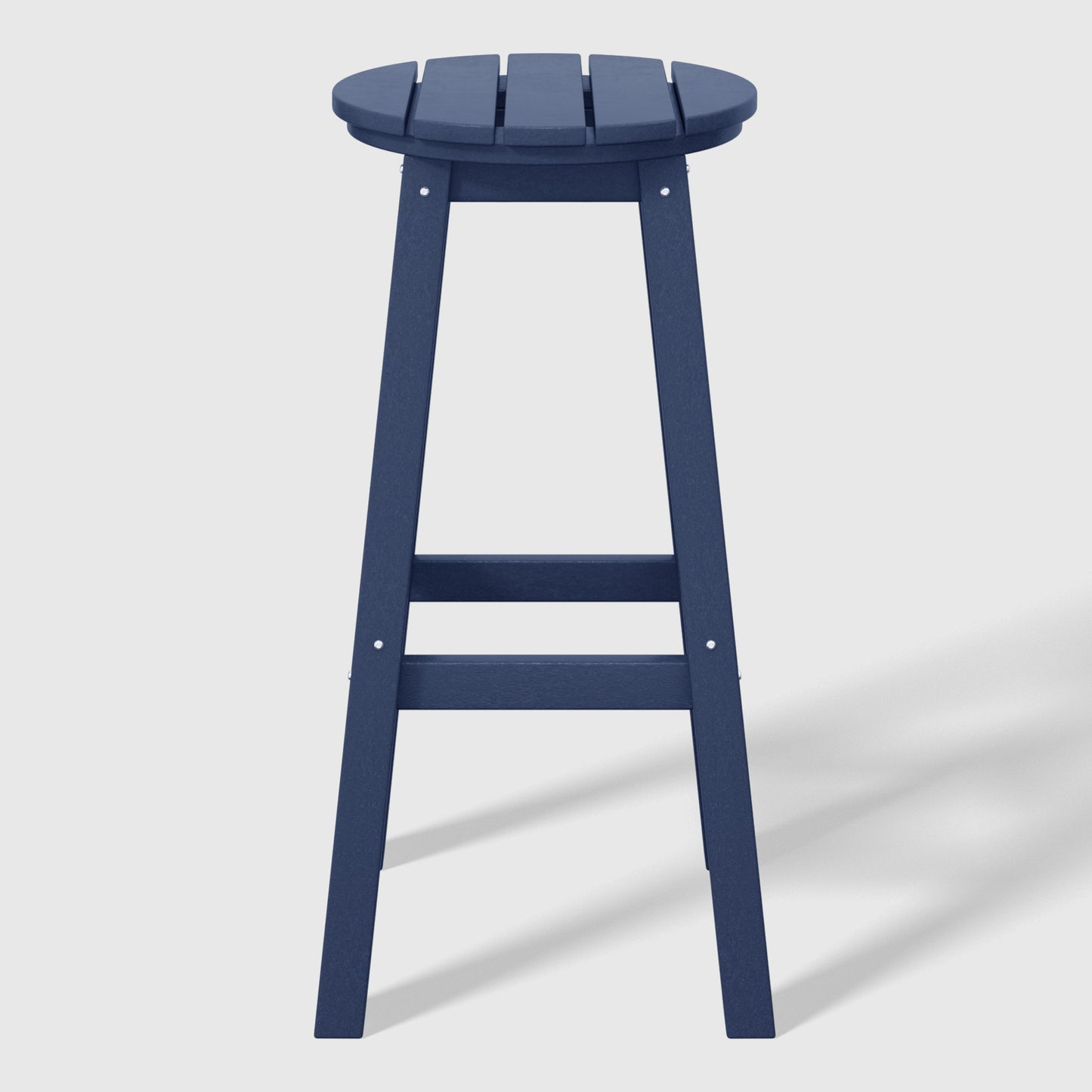 Stockholm All-Weather Outdoor Round Bar Stool (29" Height) Seahawk Designs Patio Bar & Counter Stools