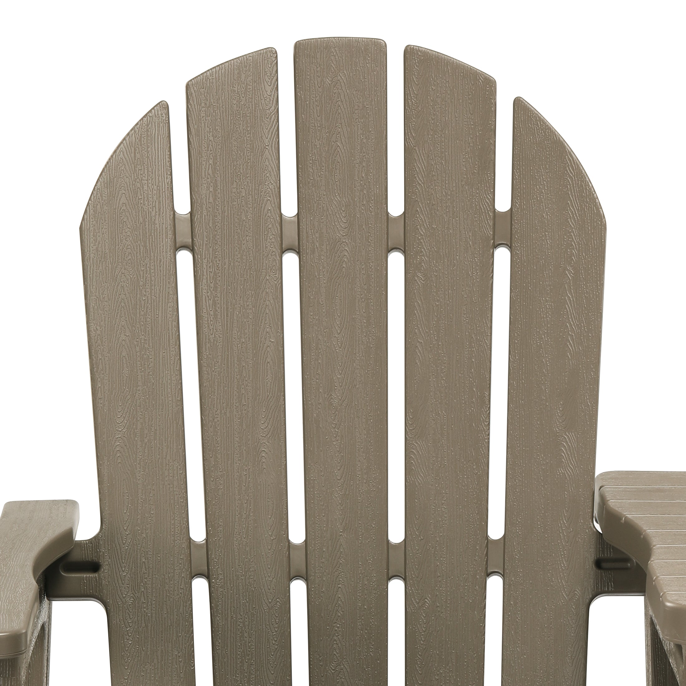 Set of Snap'n Lock Adirondack Chairs with Connecting Wedge Table (No Tools or Hardware) Seahawk Designs Adirondack Chairs