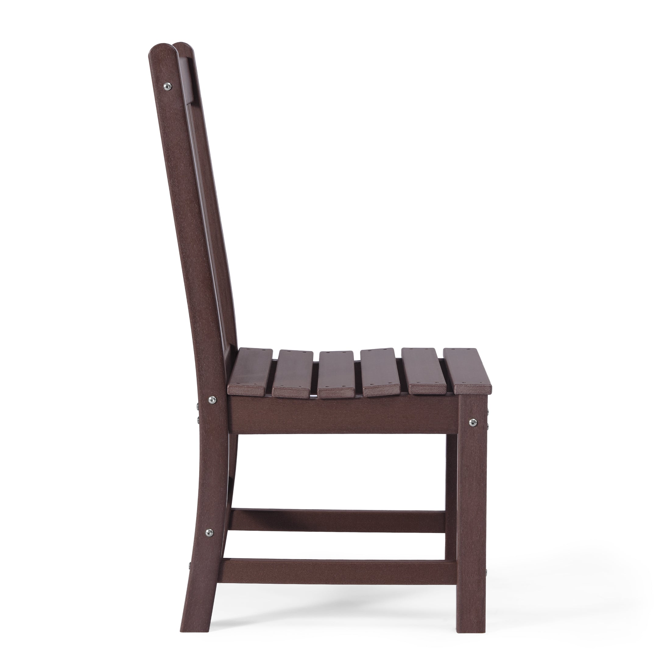Tuscany All-Weather Outdoor Patio Dining Chair Dark Brown Seahawk Designs Patio Dining Chairs