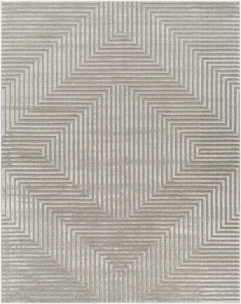 Kingston Machine Woven Rug — Gray/Light Slate