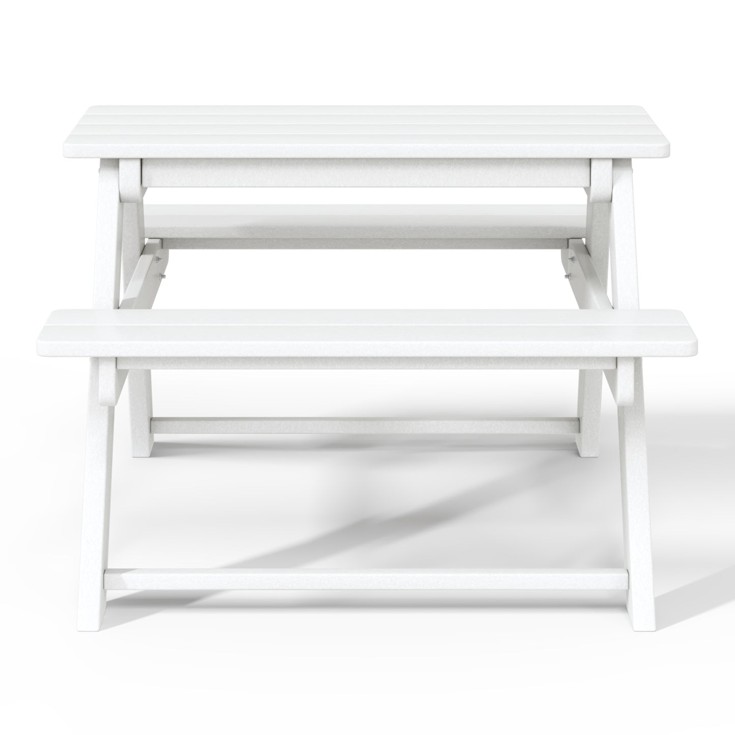 Tiny Terraces Kids' All-Weather Outdoor Picnic Table Seahawk Designs Kids Picnic Tables