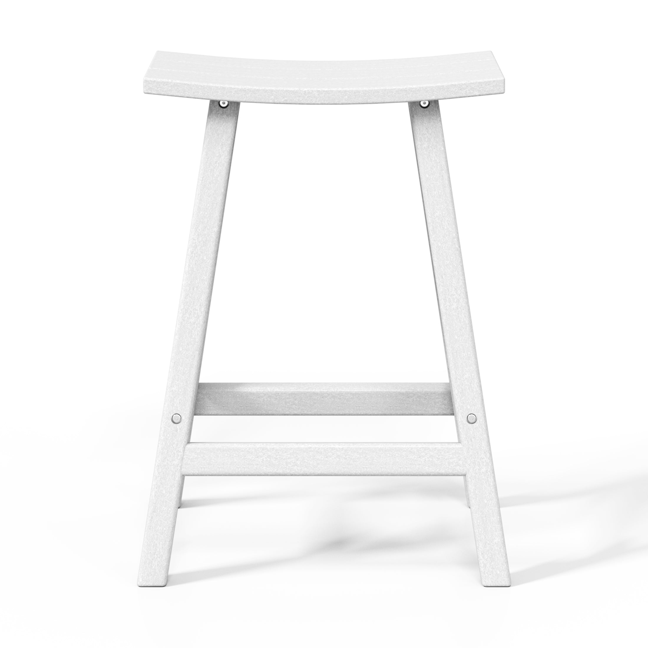 Stockholm All-Weather Outdoor Saddle Counter Stool (24" Height) Seahawk Designs Patio Bar & Counter Stools