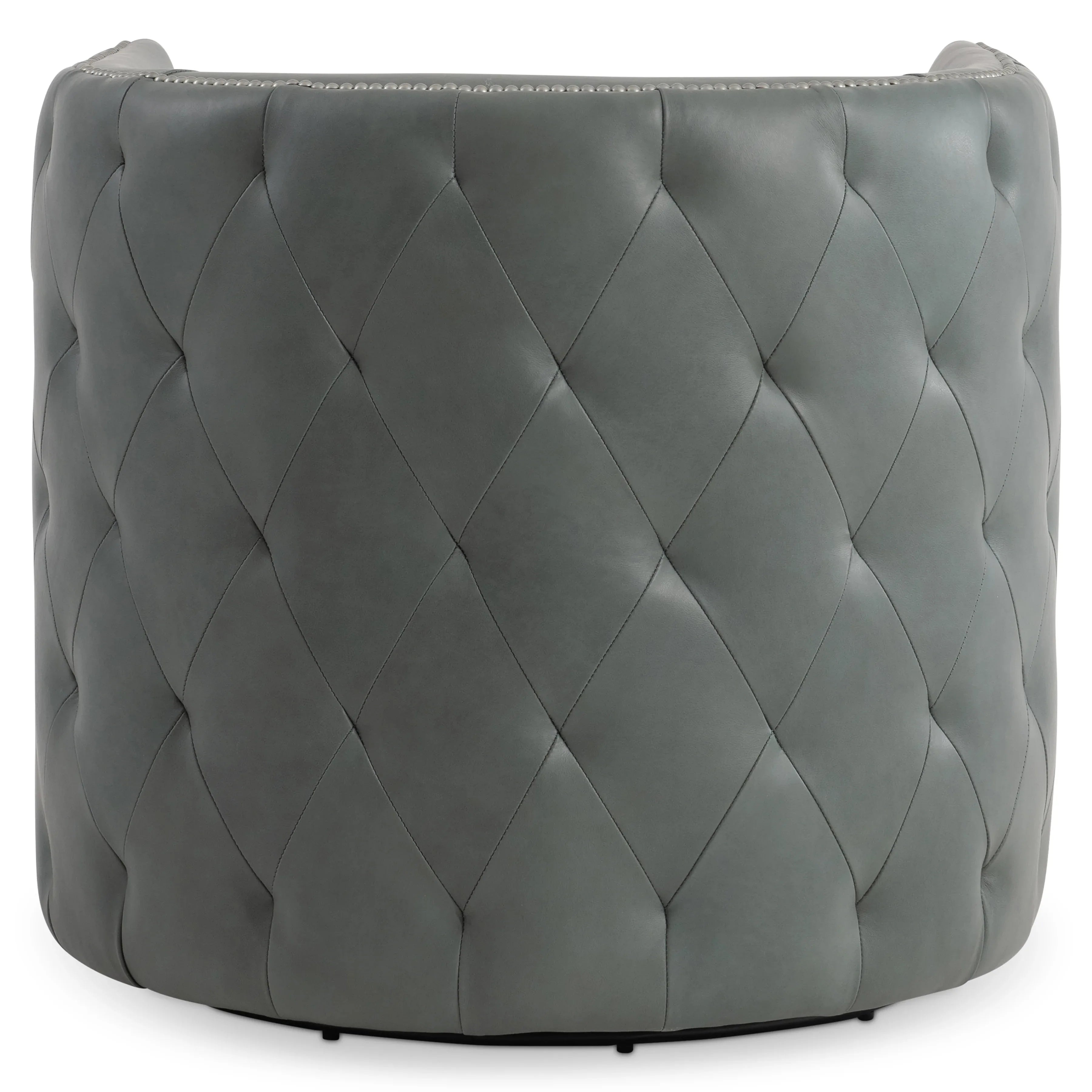 Palazzo Leather Swivel Chair Bernhardt Living