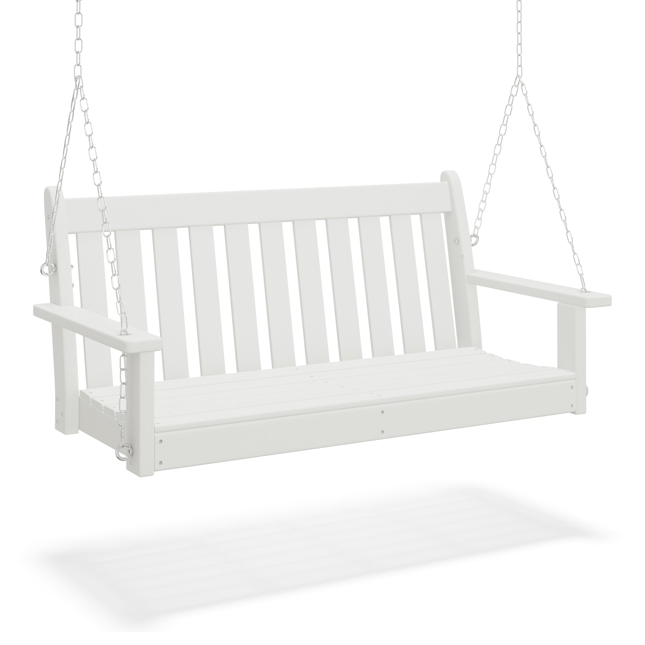 Tuscany 51" Hanging Porch Swing White Seahawk Designs Porch Swings