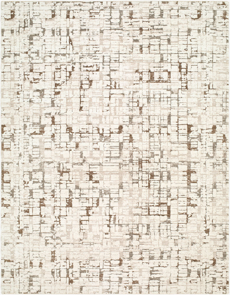 Keller Machine Woven Rug — Beige/Charcoal