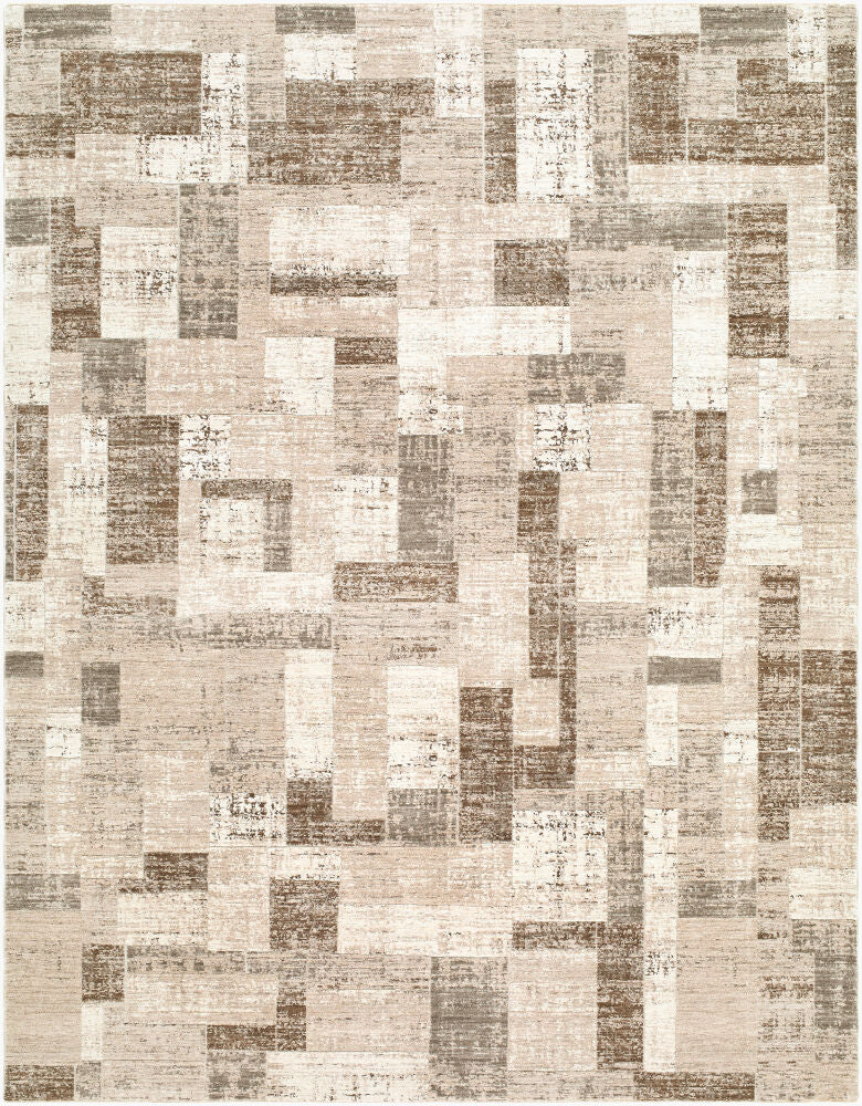 Keller Machine Woven Rug — Beige/Charcoal