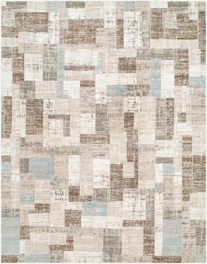 Keller Machine Woven Rug — Beige/Charcoal