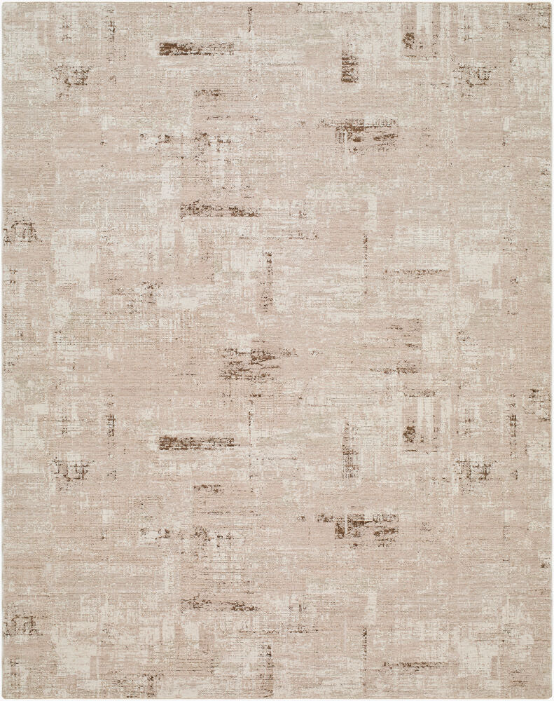 Keller Machine Woven Rug — Beige/Dark Brown
