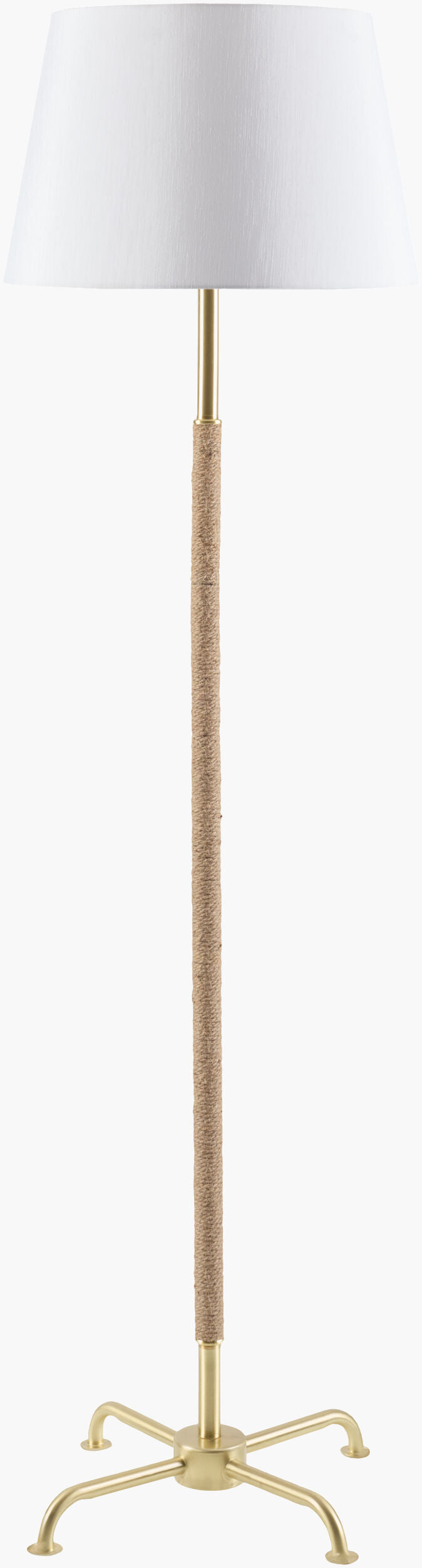 Kamo Accent Floor Lamp — Brown/Gold