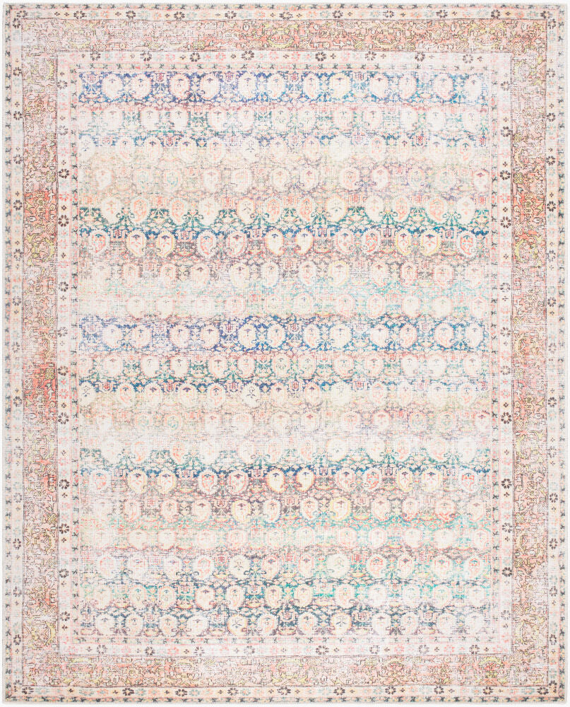 Kemer Machine Woven Rug — Bright Blue/Bright Yellow