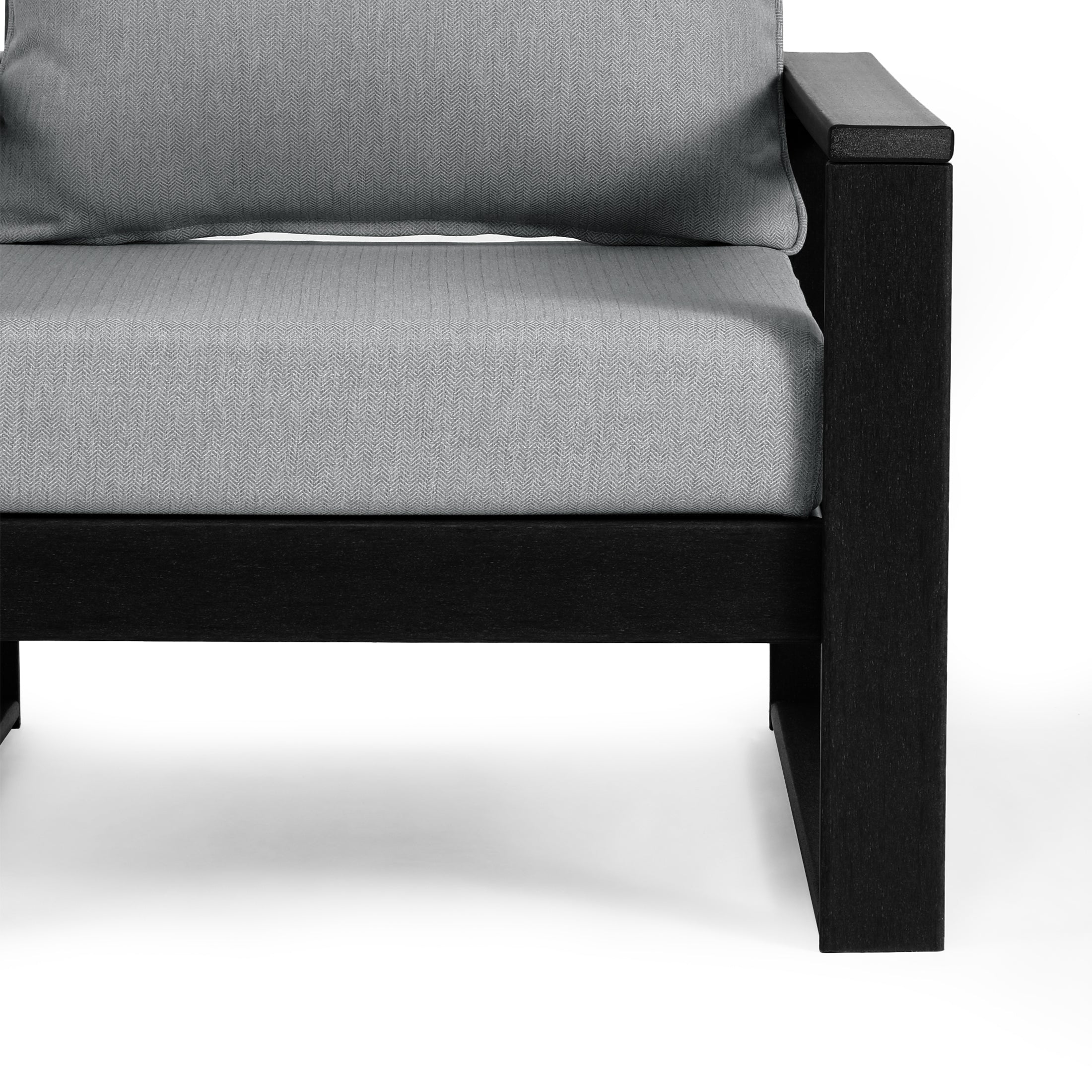 Signature All-Weather Outdoor Modular Patio Deep Seating Left Arm Chair (Left Arm Sectional Seat) Seahawk Designs Patio Chairs