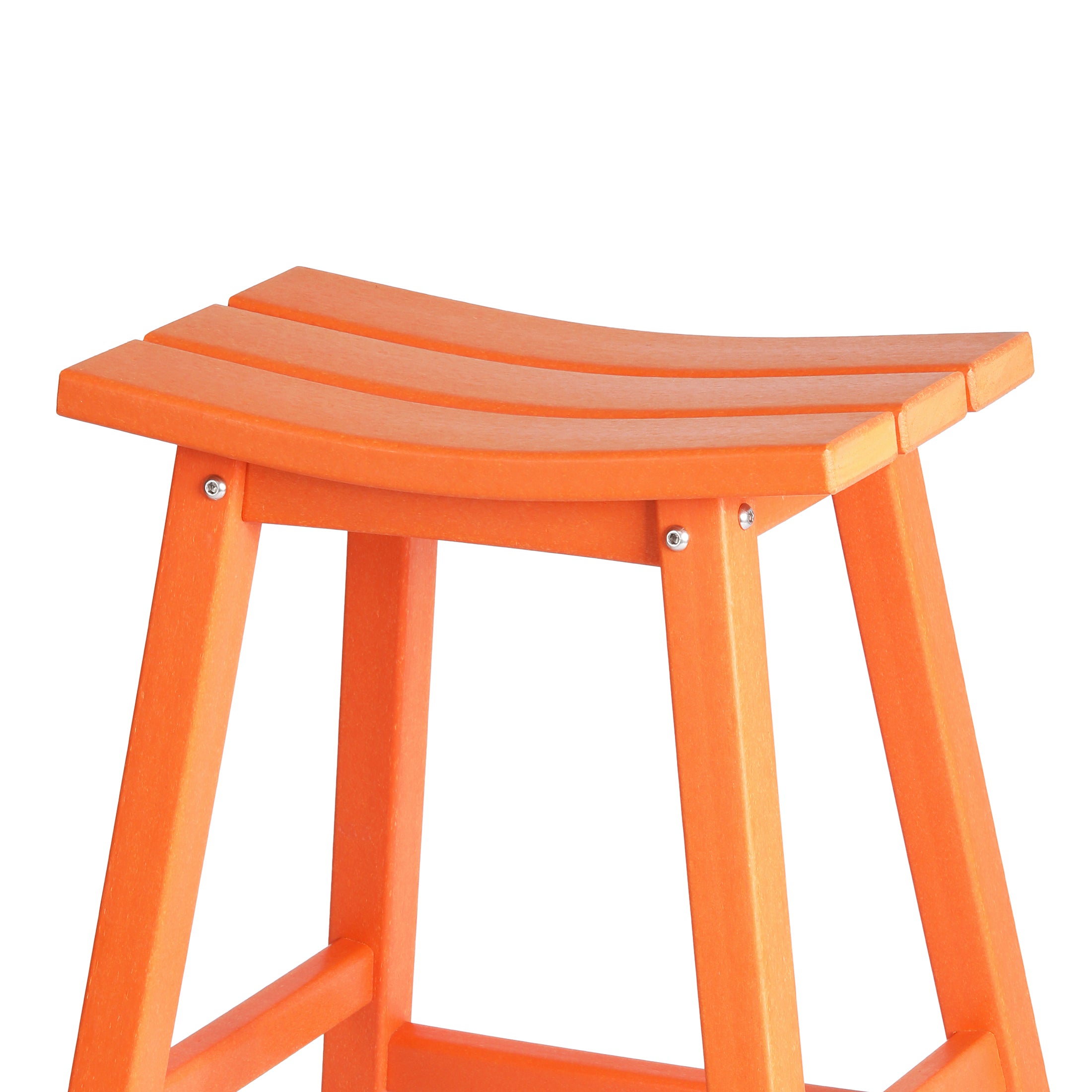 Stockholm All-Weather Outdoor Saddle Bar Stool (29" Height) Seahawk Designs Patio Bar & Counter Stools