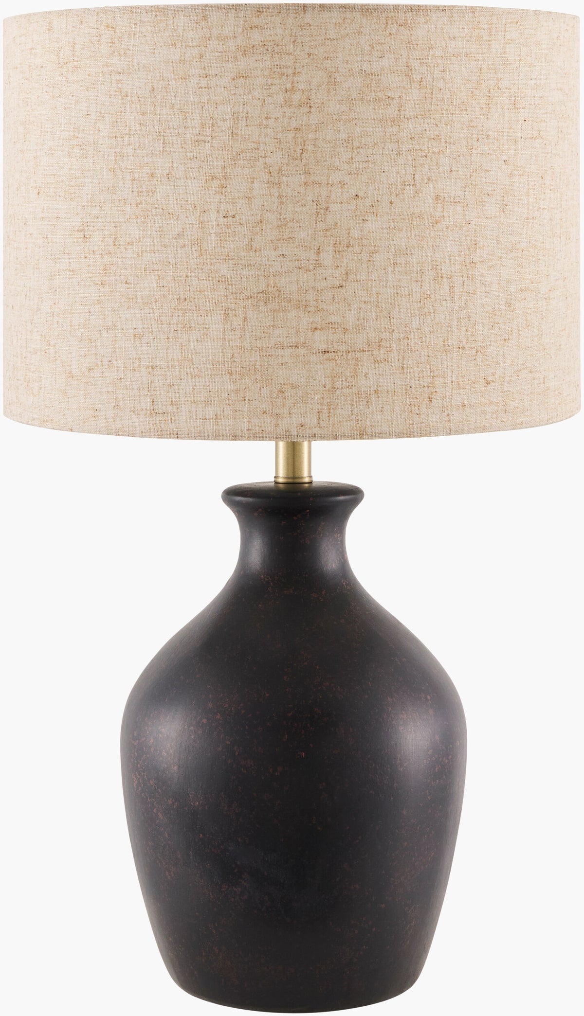 Karole Accent Table Lamp — Black