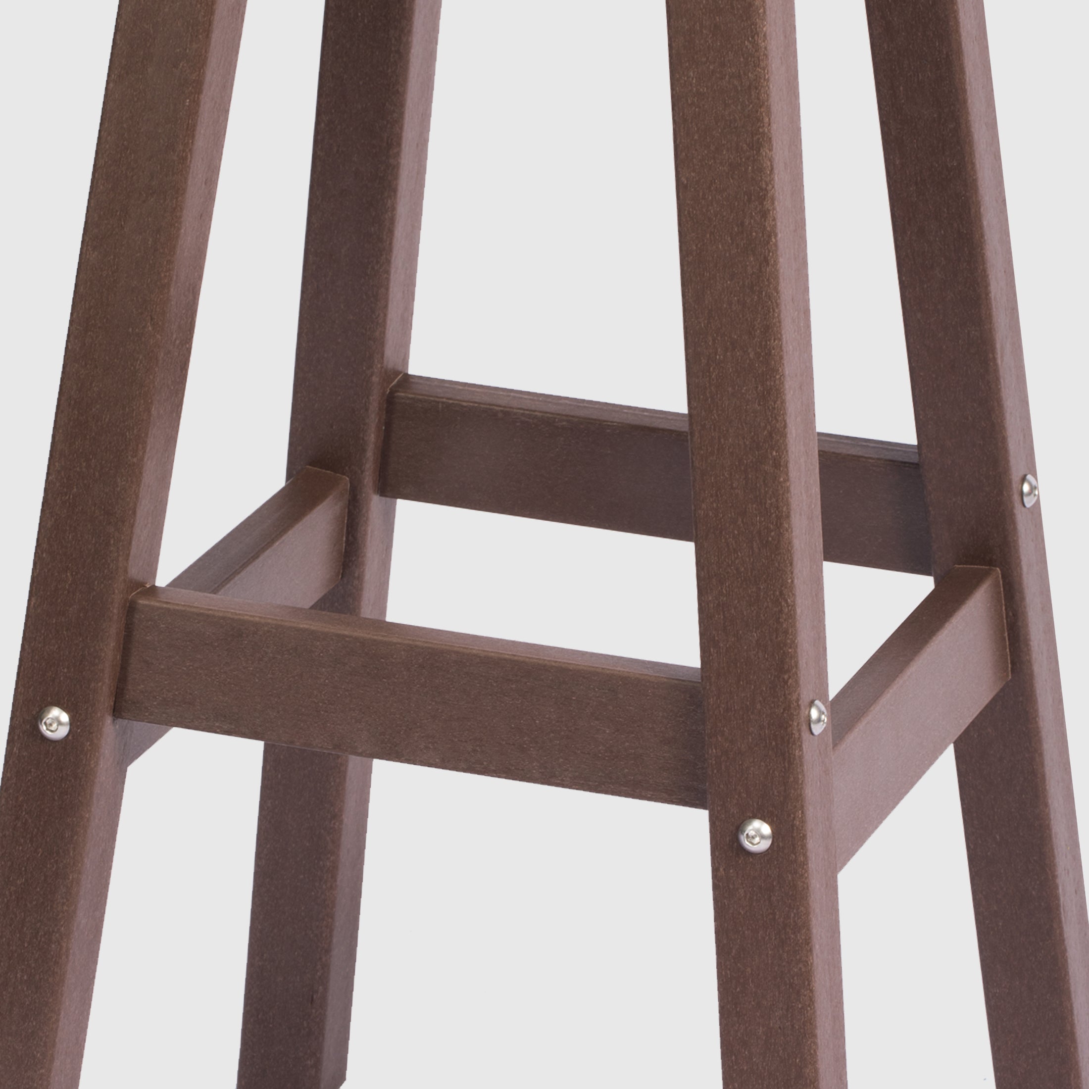 Stockholm All-Weather Outdoor Square Bar Stool (29" Height) Seahawk Designs Patio Bar & Counter Stools