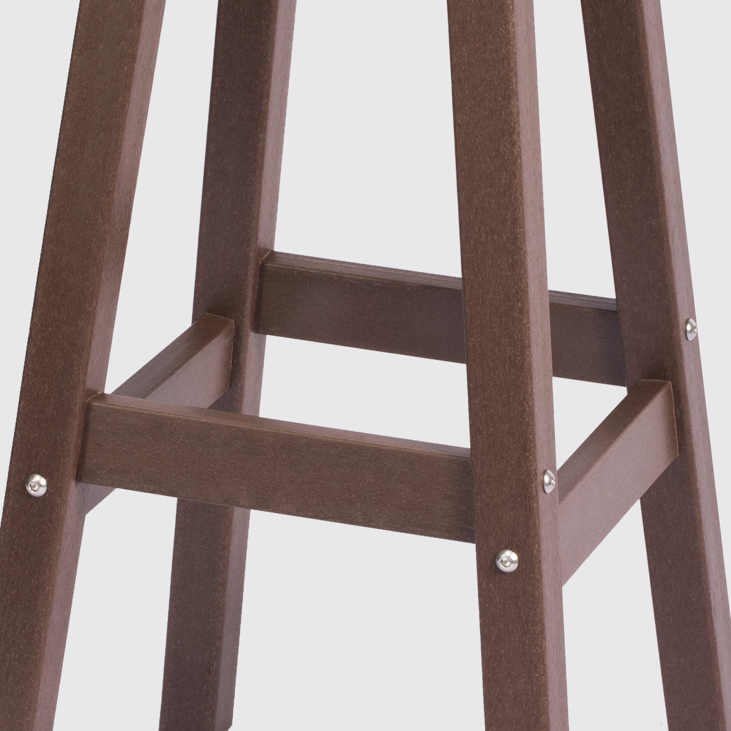 Stockholm All-Weather Outdoor Square Bar Stool (29" Height) Seahawk Designs Patio Bar & Counter Stools