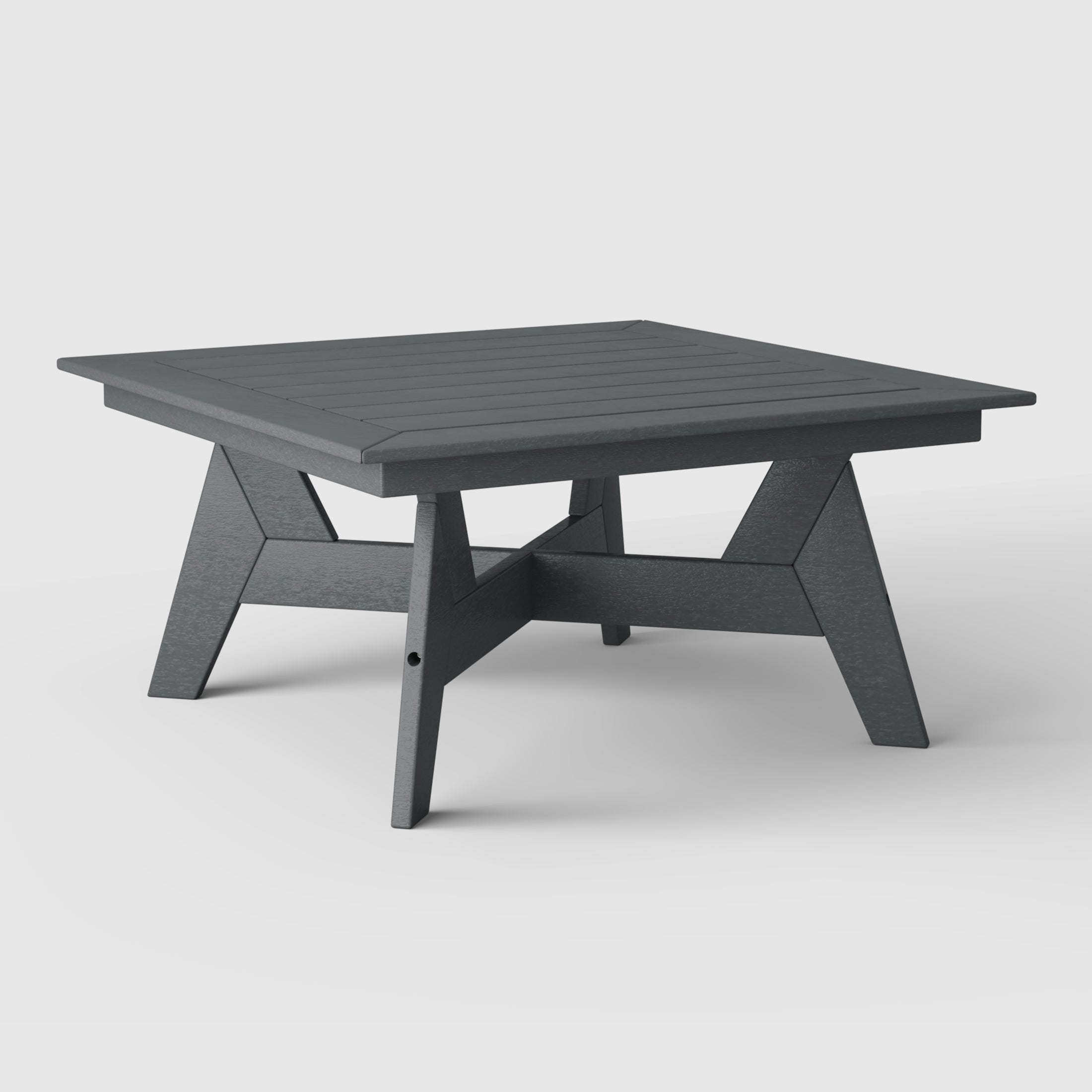 Scottsdale All-Weather Outdoor Square Coffee Table (37" Top) Gray Seahawk Designs Patio Coffee Tables
