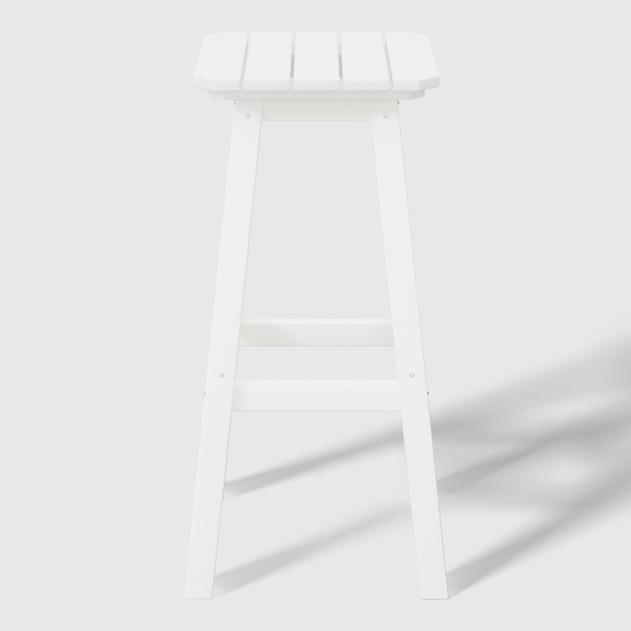 Stockholm All-Weather Outdoor Square Bar Stool (29" Height) Seahawk Designs Patio Bar & Counter Stools
