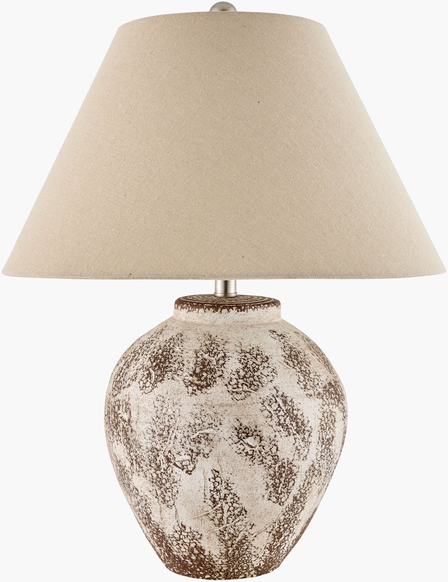 Kremis Accent Table Lamp — Brown