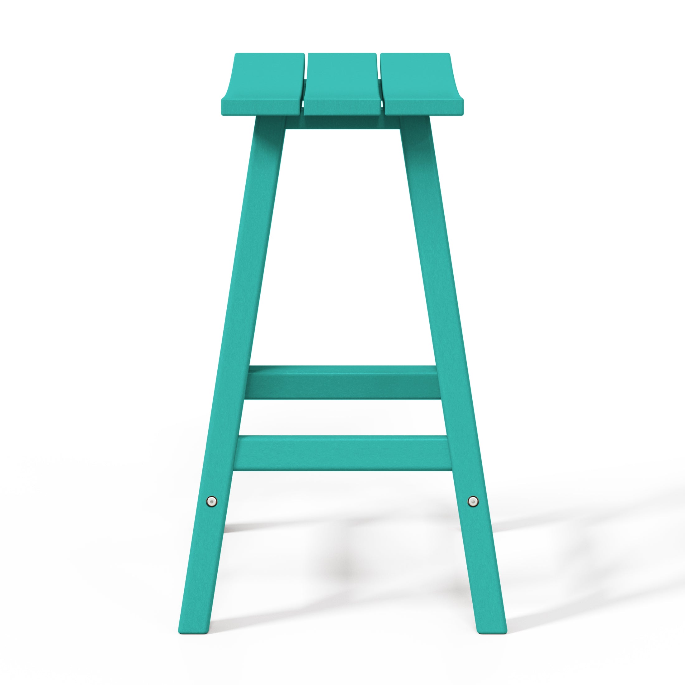 Stockholm All-Weather Outdoor Saddle Counter Stool (24" Height) Seahawk Designs Patio Bar & Counter Stools