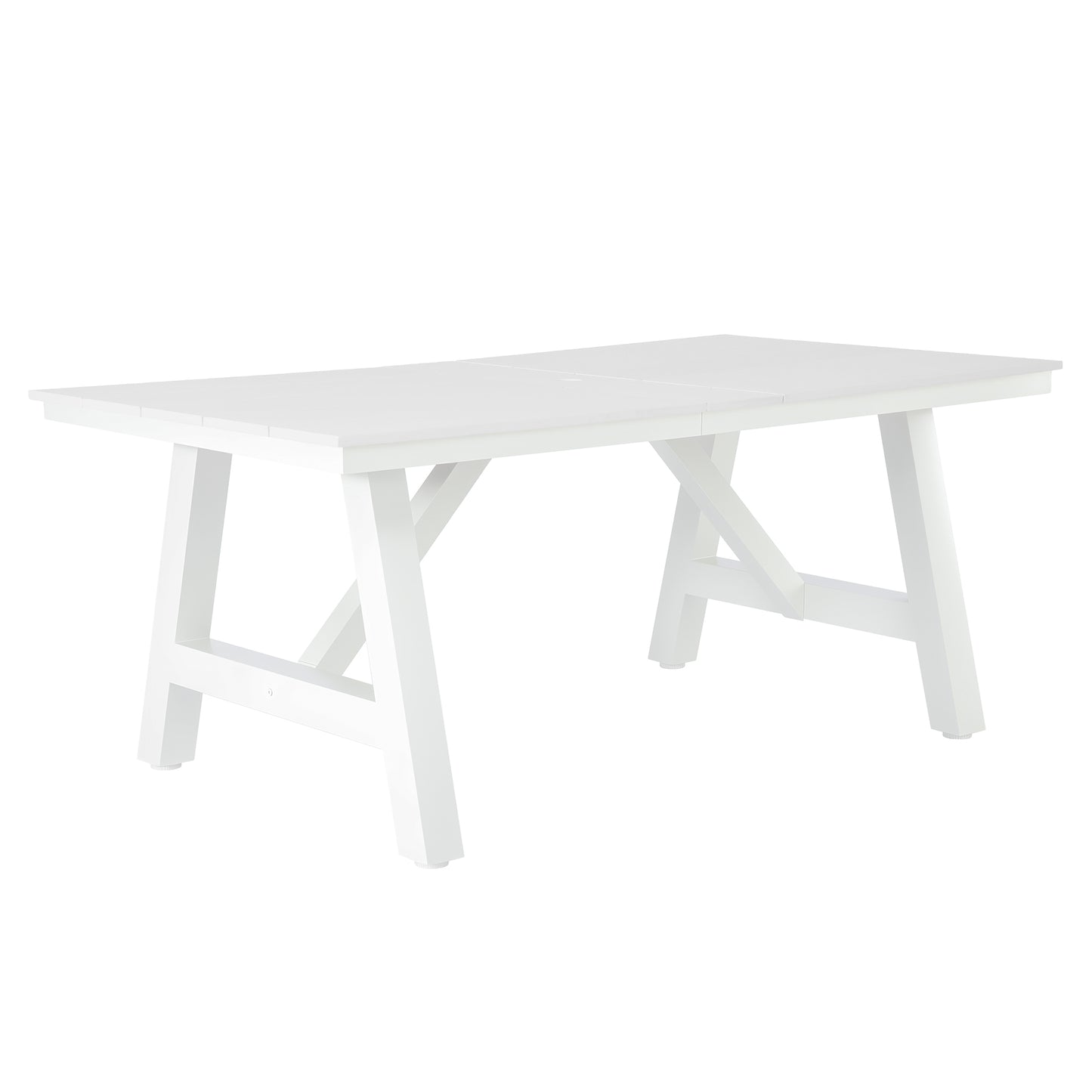 Vista 72" x 39" Rectangular Dining Table White Seahawk Designs Patio Dining Tables