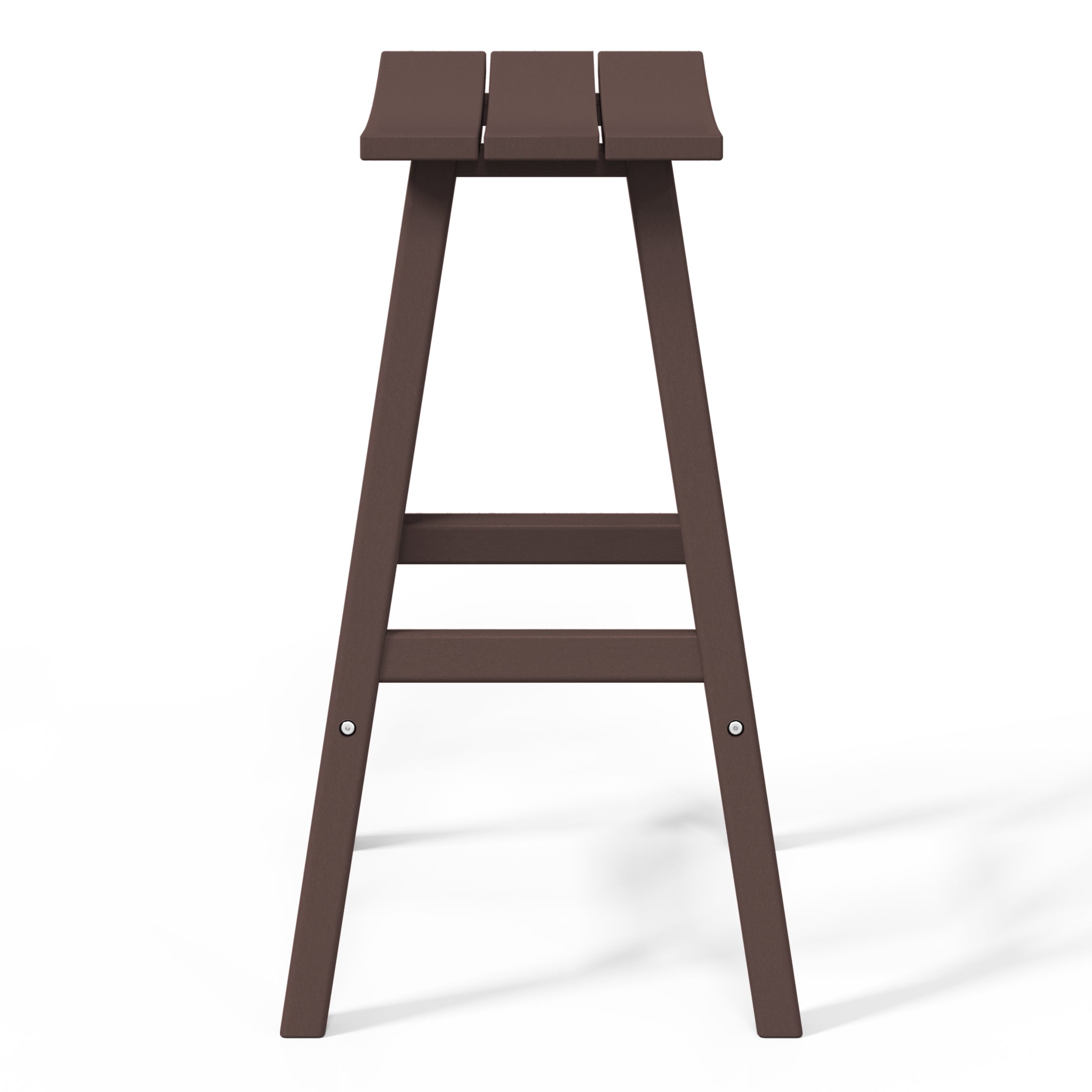 Stockholm All-Weather Outdoor Saddle Bar Stool (29" Height) Seahawk Designs Patio Bar & Counter Stools