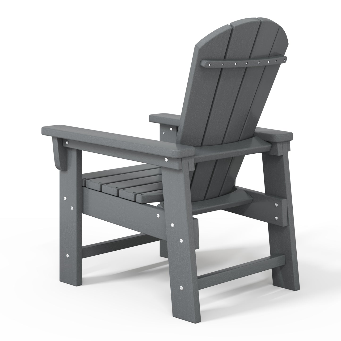 Tiny Terraces Kids' All-Weather Outdoor Poly Adirondack Chair Seahawk Designs Kids Adirondack Chairs