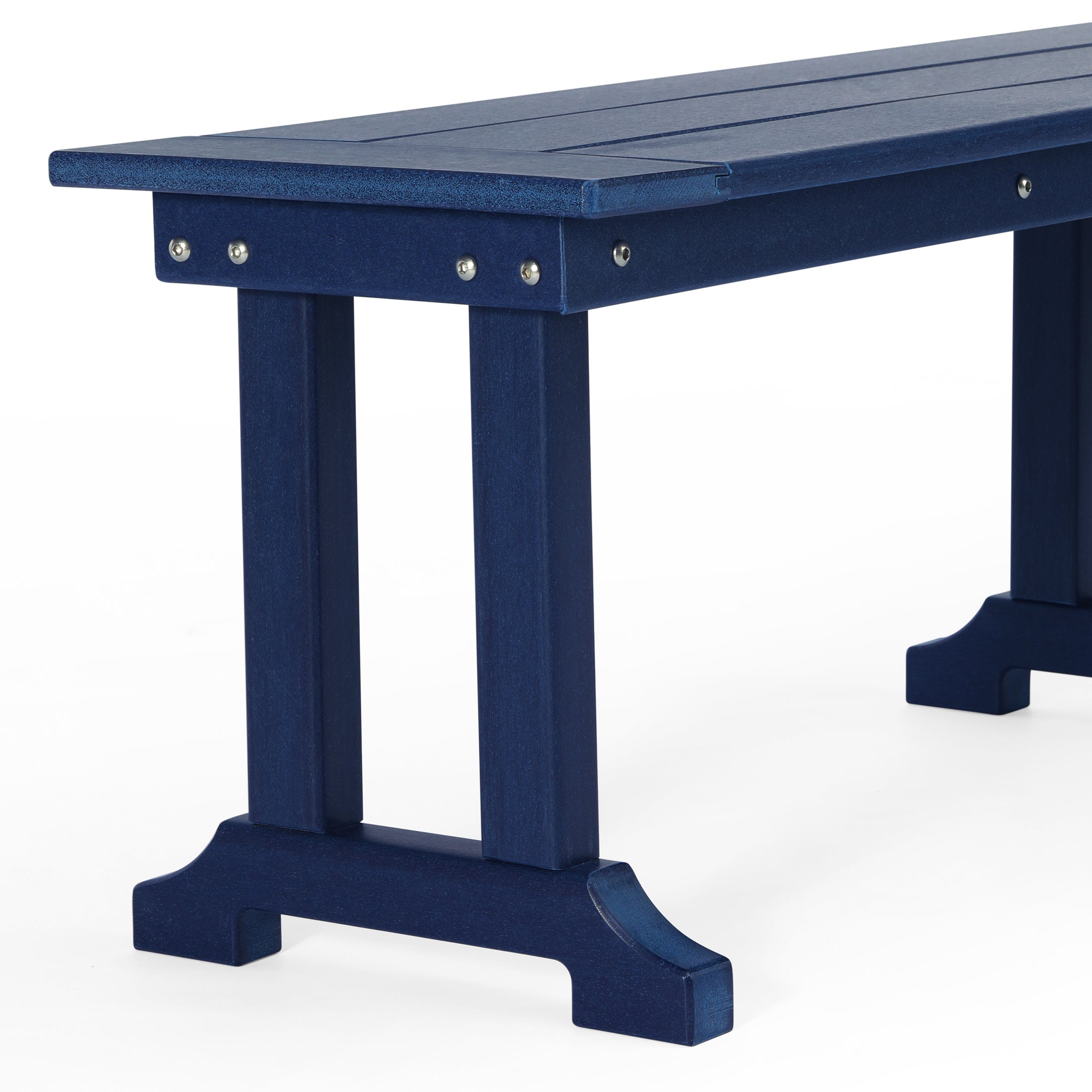 Tuscany All-Weather Outdoor 65" Trestle Dining Bench Seahawk Designs Patio Benches