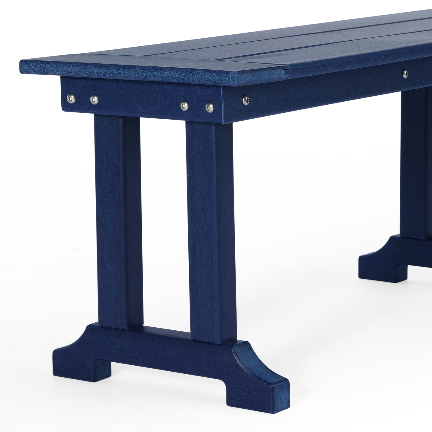 Tuscany All-Weather Outdoor 65" Trestle Dining Bench Seahawk Designs Patio Benches