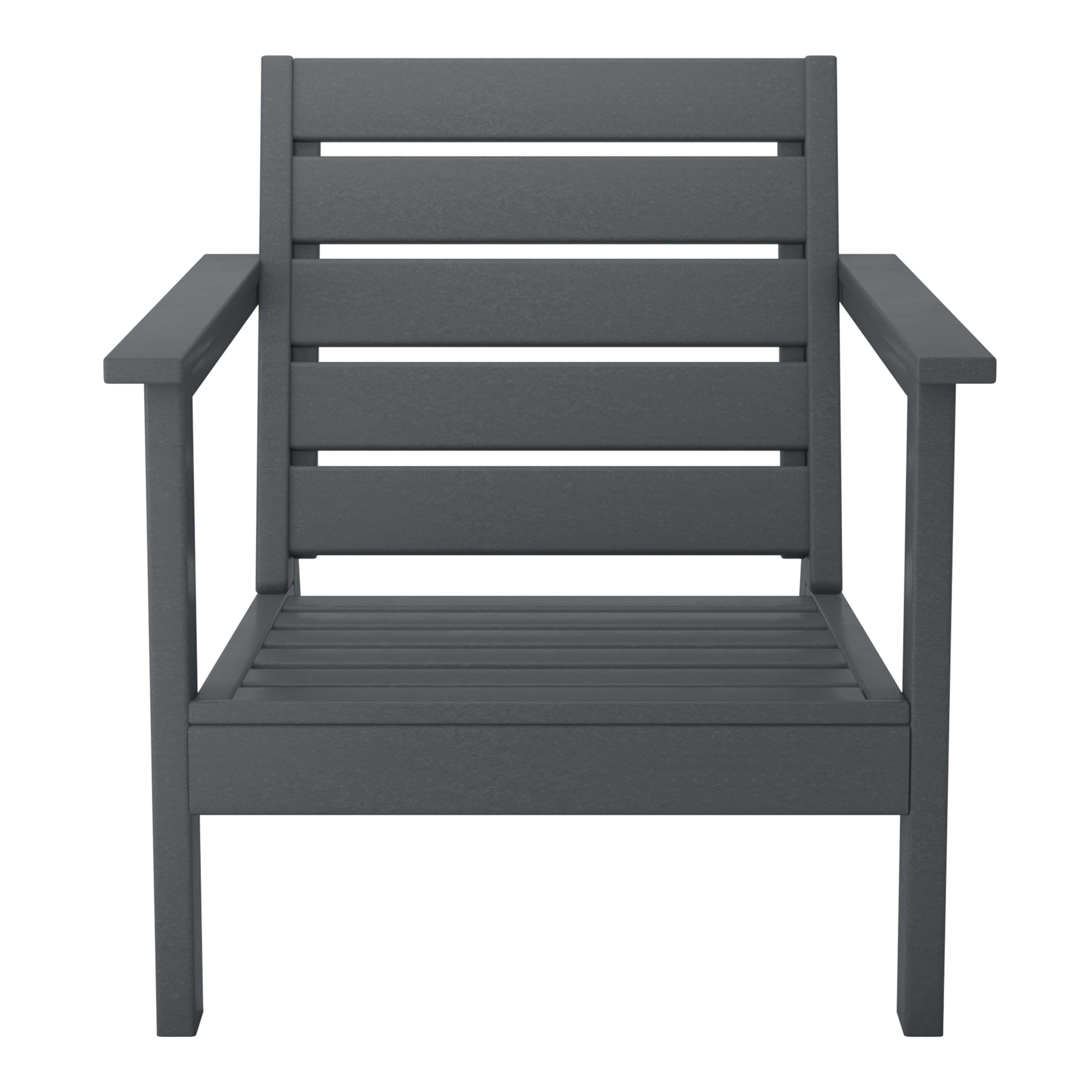 Scottsdale All-Weather Outdoor Modular Deep Seating Arm Chair (with Optional Cushions) Gray Seahawk Designs Patio Chairs